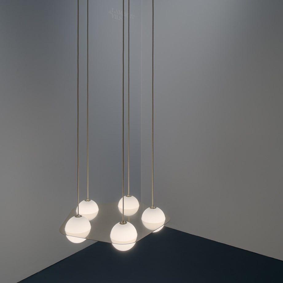 Mirere Lampe à suspension contemporaine noire