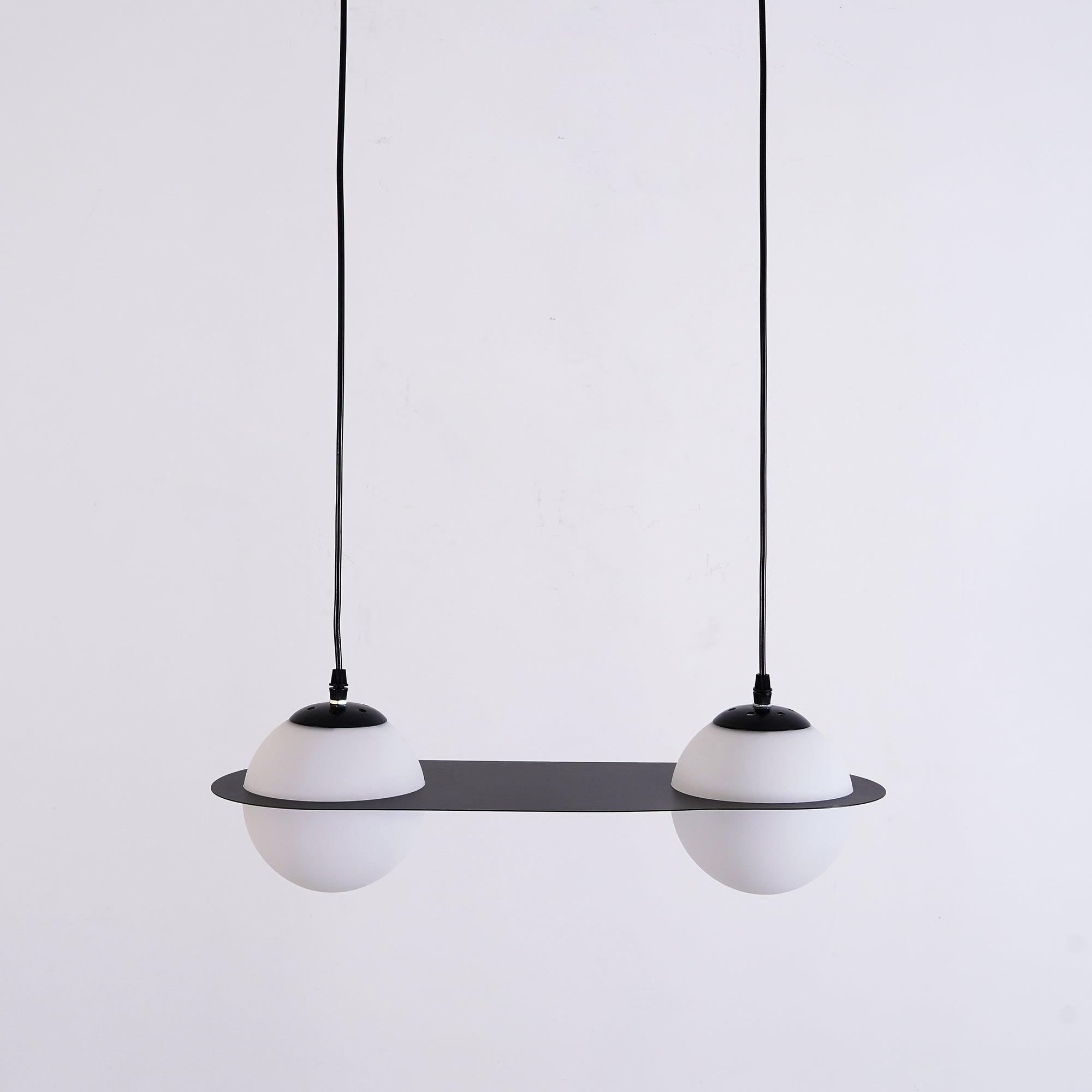 Mirere Lampe à suspension contemporaine noire
