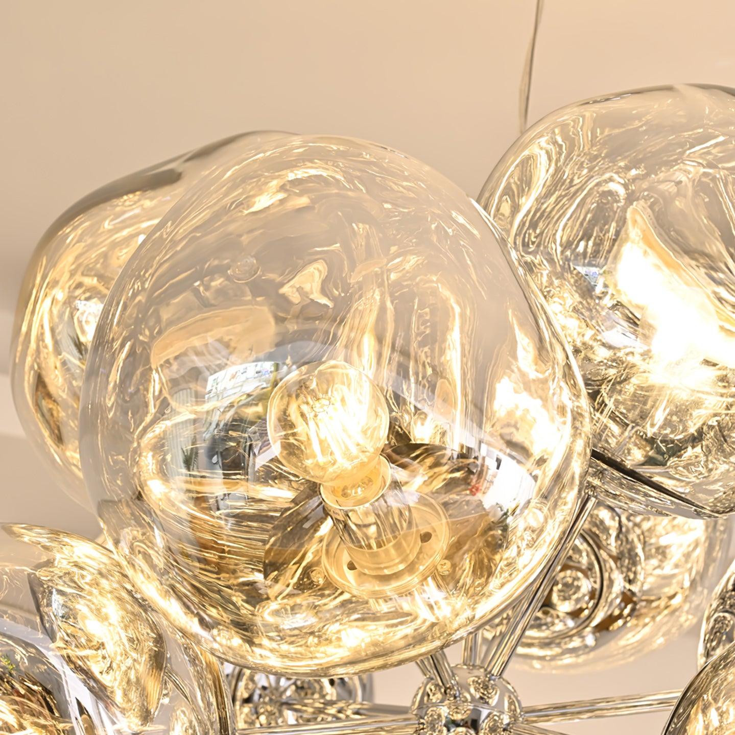 Esola Lustra Lampe Suspendue Cluster Verre Élégante