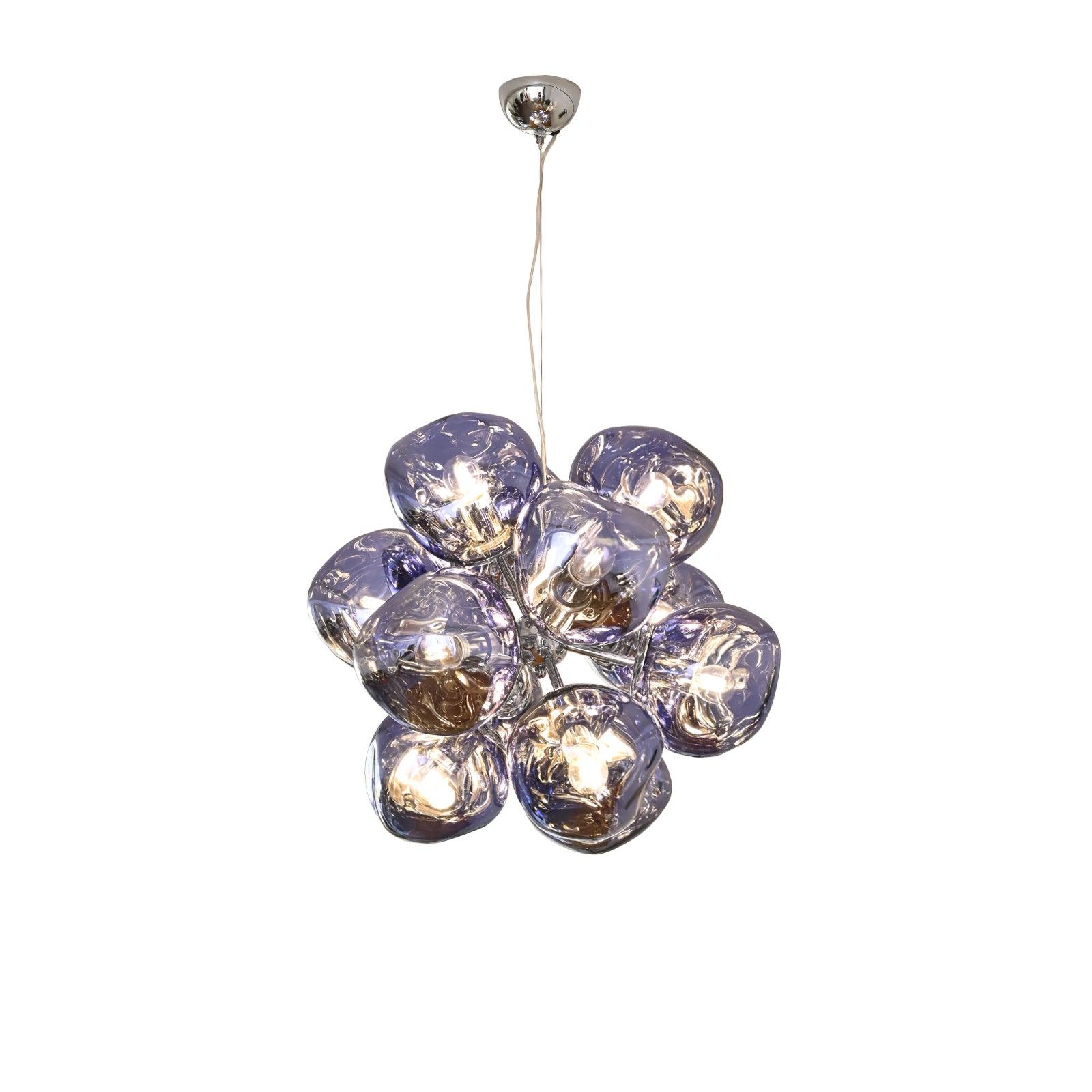 Esola Lustra Lampe Suspendue Cluster Verre Élégante
