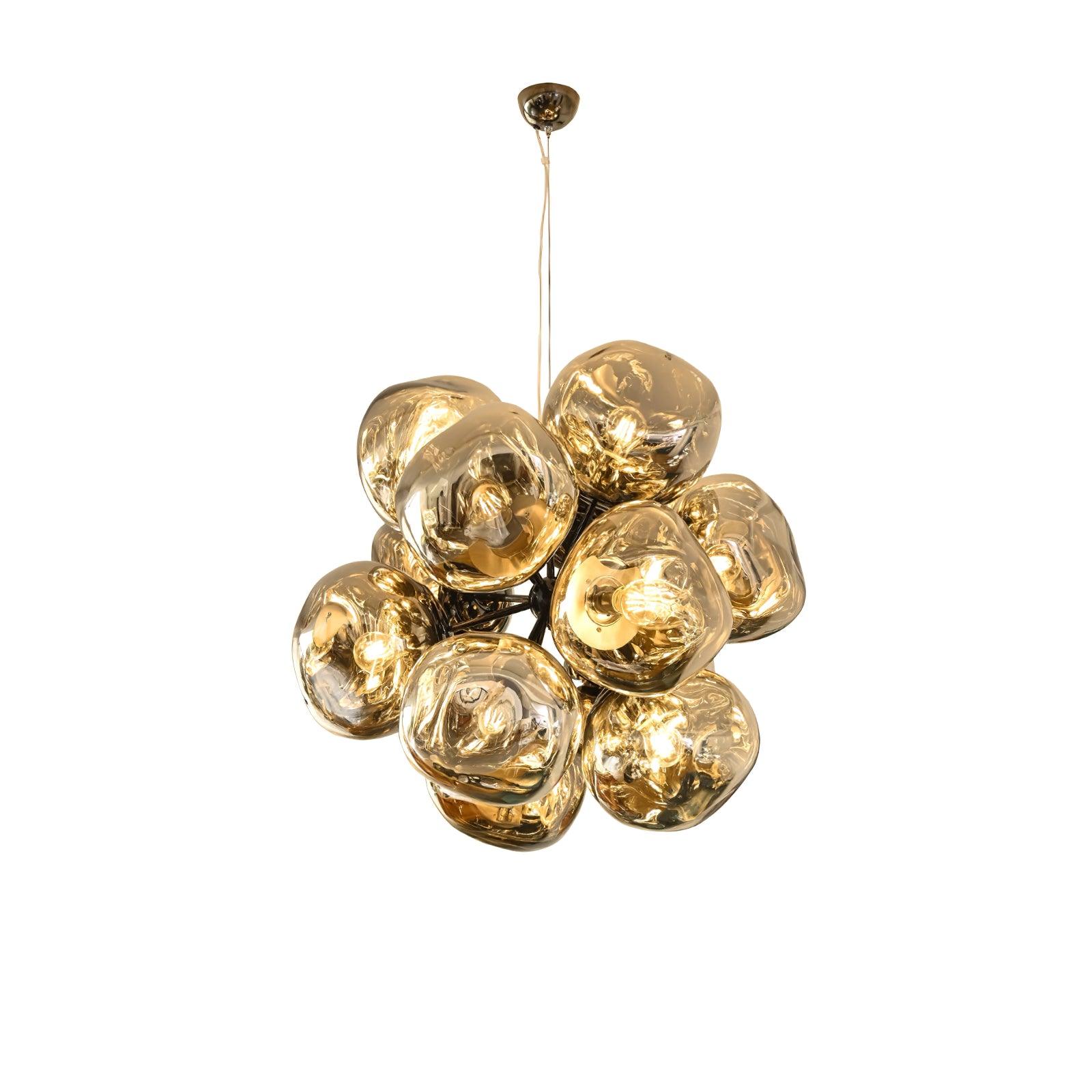 Esola Lustra Lampe Suspendue Cluster Verre Élégante