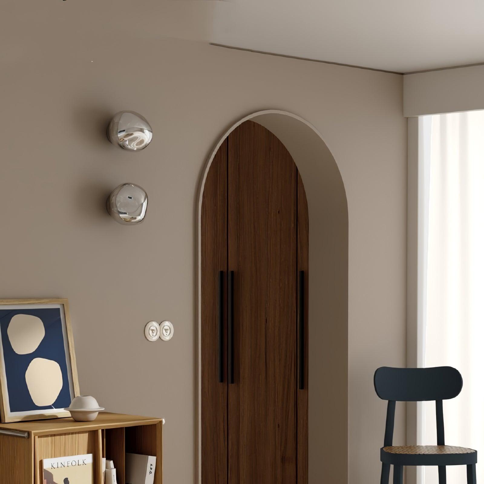 Auden Applique murale en verre ambré