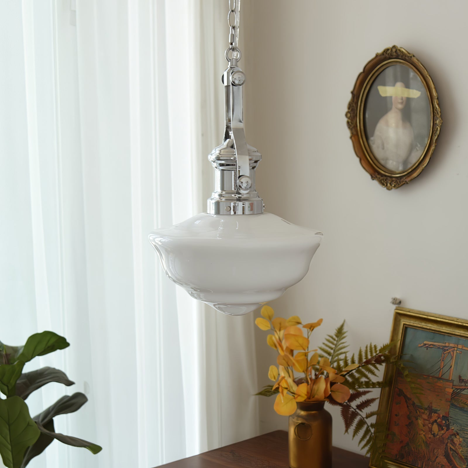 Zomiria Premium Nordic Art Verre Suspension Lumière