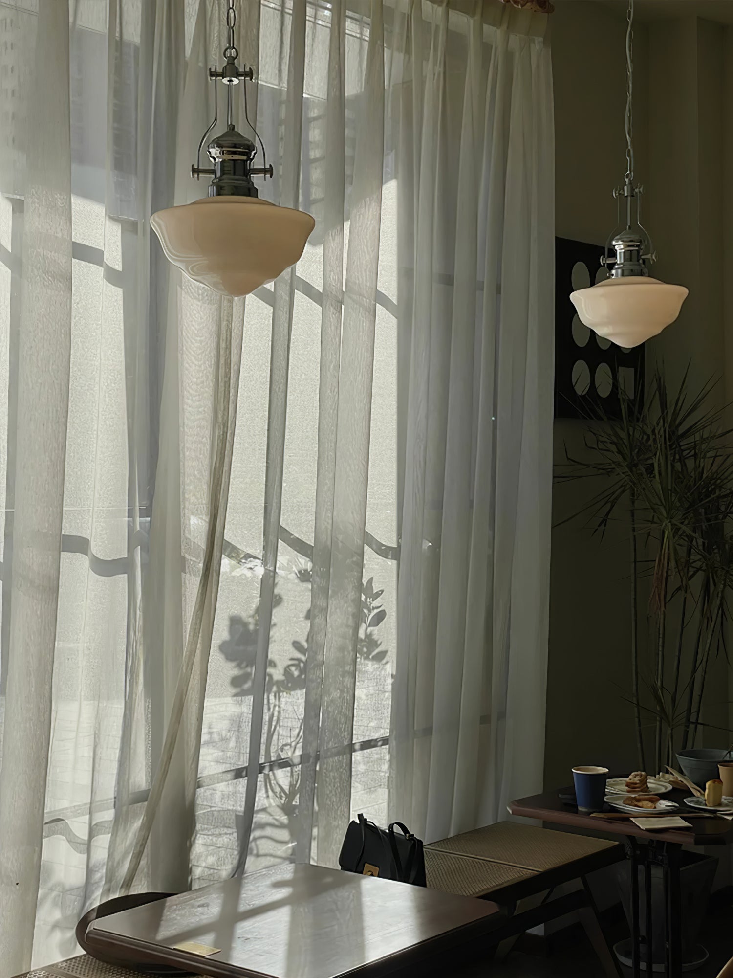 Zomiria Premium Nordic Art Verre Suspension Lumière
