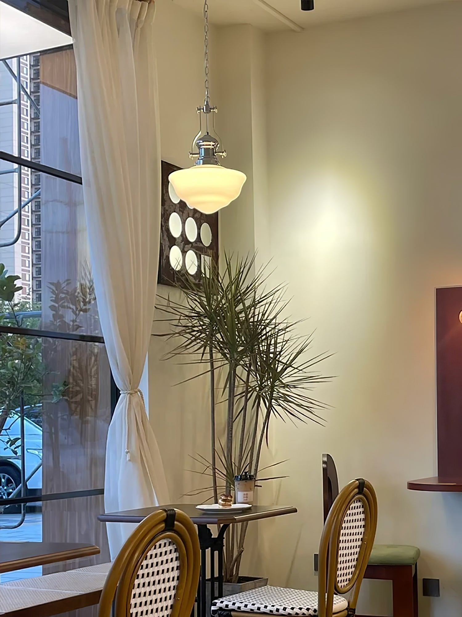 Zomiria Premium Nordic Art Verre Suspension Lumière