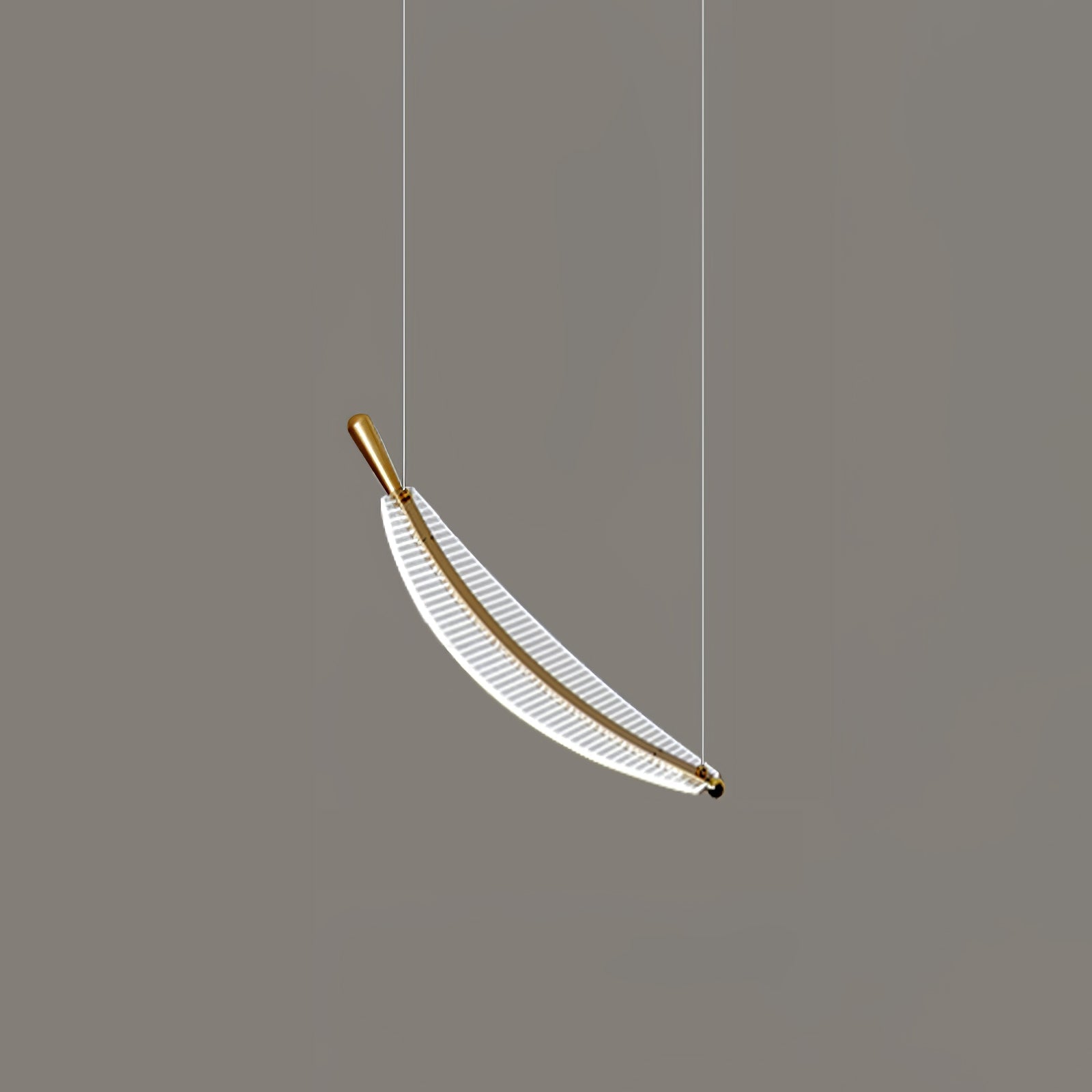 Lustra Lustre Leaf Acrylic Gold Elegant Modern