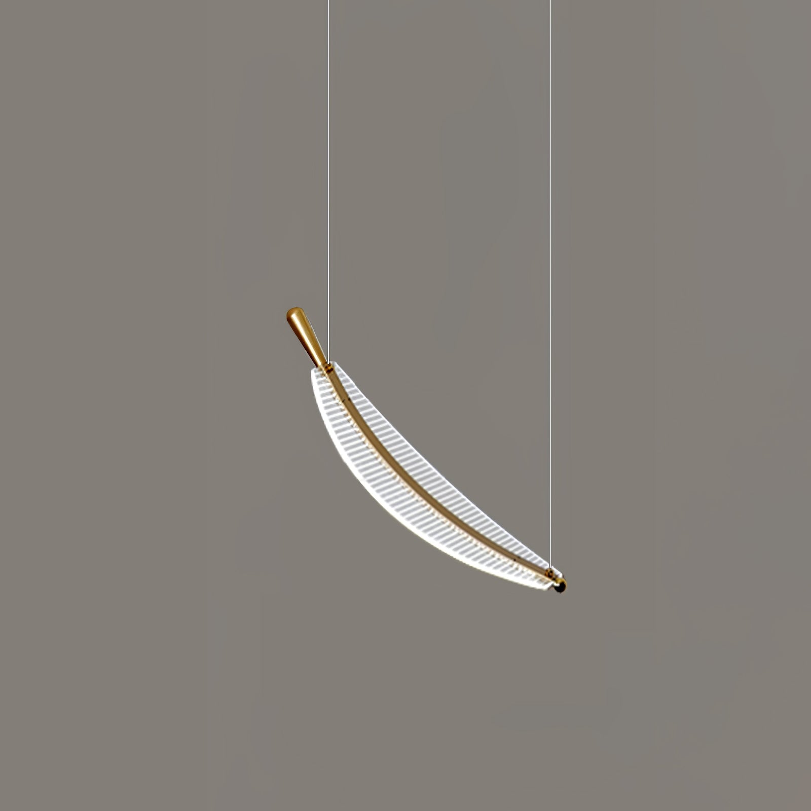 Lustra Lustre Leaf Acrylic Gold Elegant Modern
