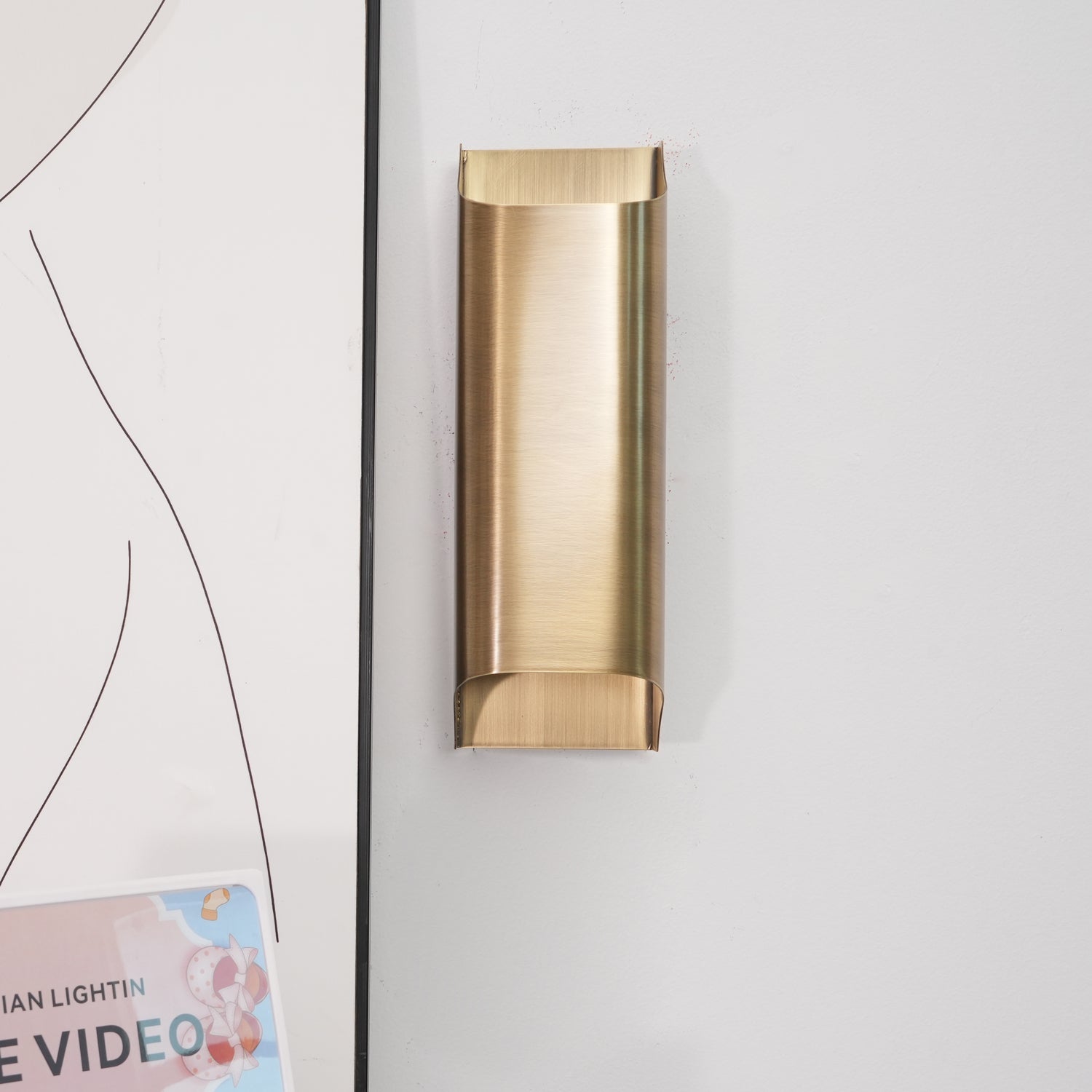 Hardy Applique Murale d'Art Nordic en Laiton