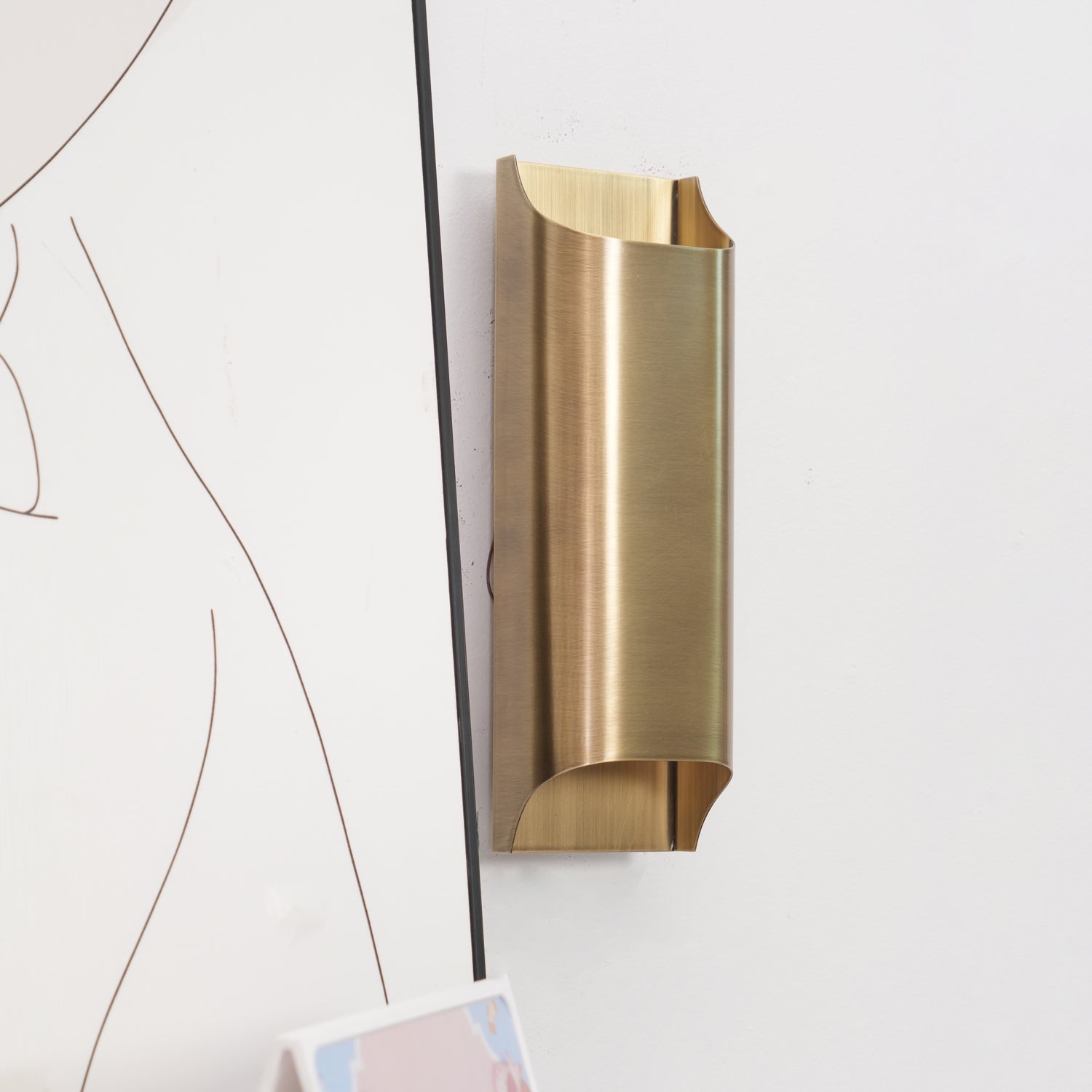 Hardy Applique Murale d'Art Nordic en Laiton