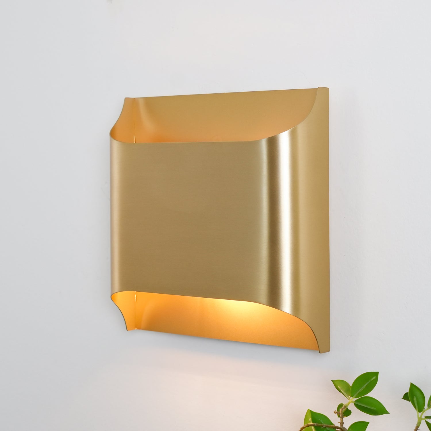 Hardy Applique Murale d'Art Nordic en Laiton