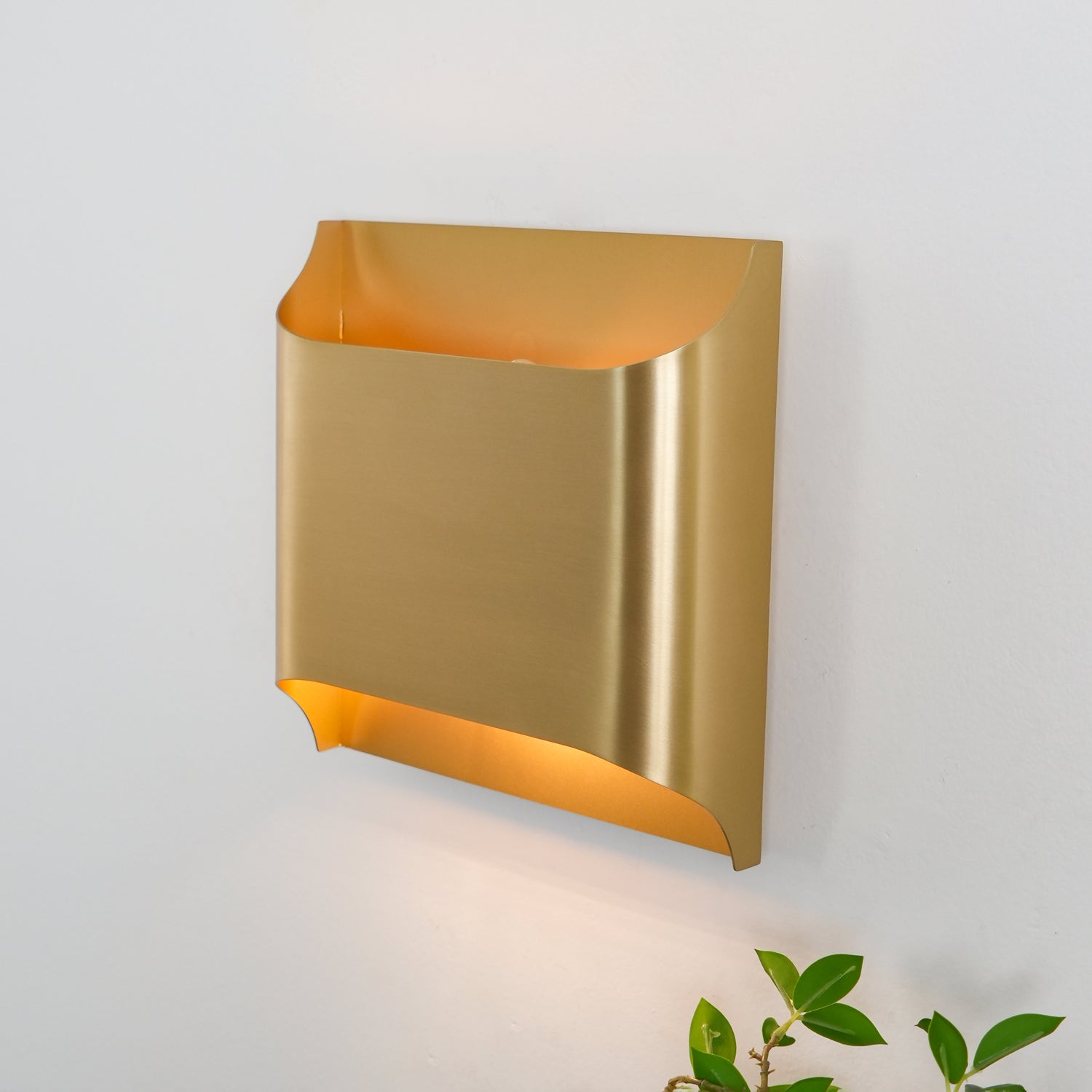 Hardy Applique Murale d'Art Nordic en Laiton