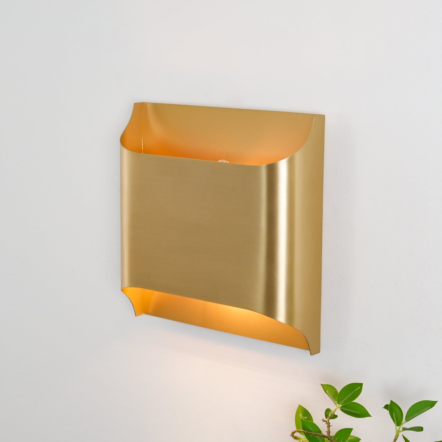 Hardy Applique Murale d'Art Nordic en Laiton