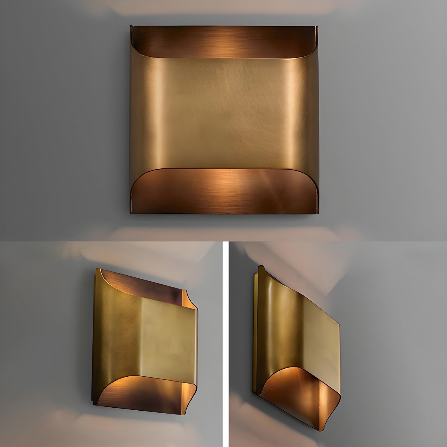 Hardy Applique Murale d'Art Nordic en Laiton