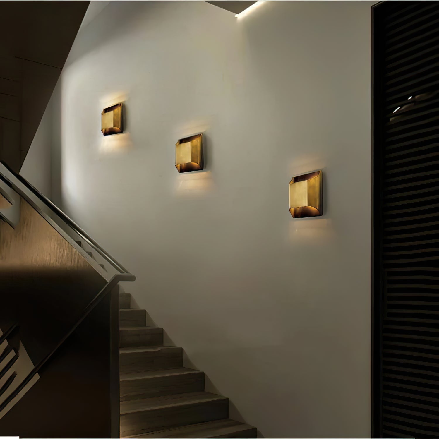 Hardy Applique Murale d'Art Nordic en Laiton