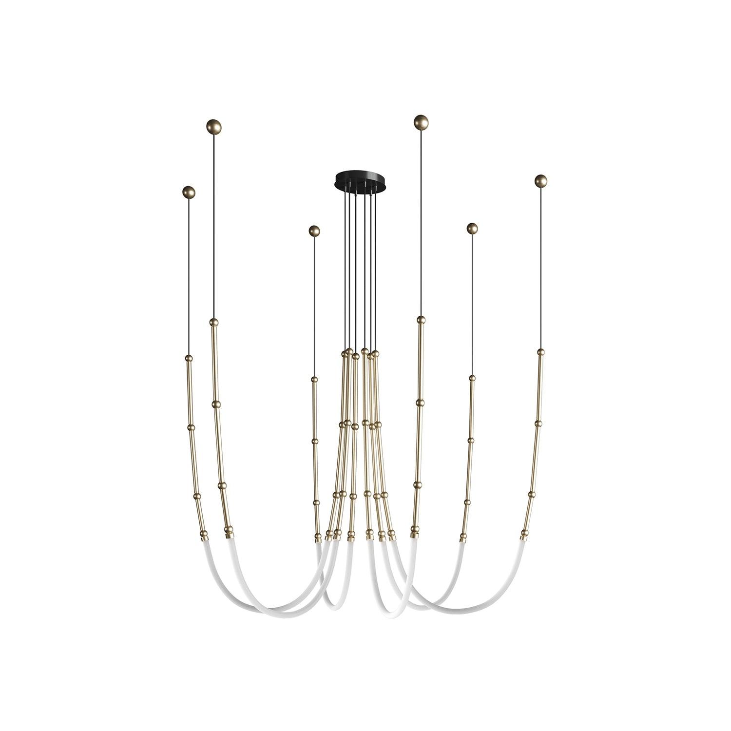 Lustra Lustre Leda LED Flexible Moderne Sculptural