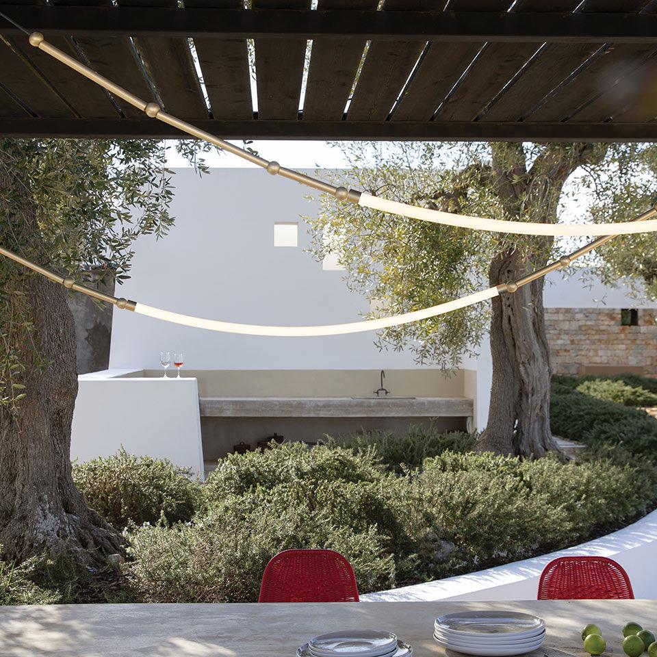 Lustra Lustre Leda LED Flexible Moderne Sculptural
