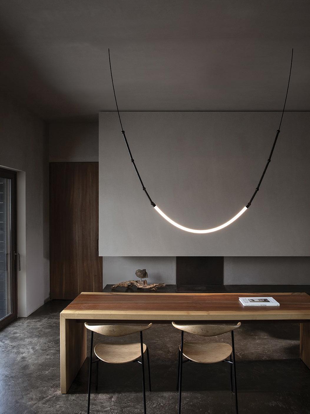 Lustra Lustre Leda LED Flexible Moderne Sculptural