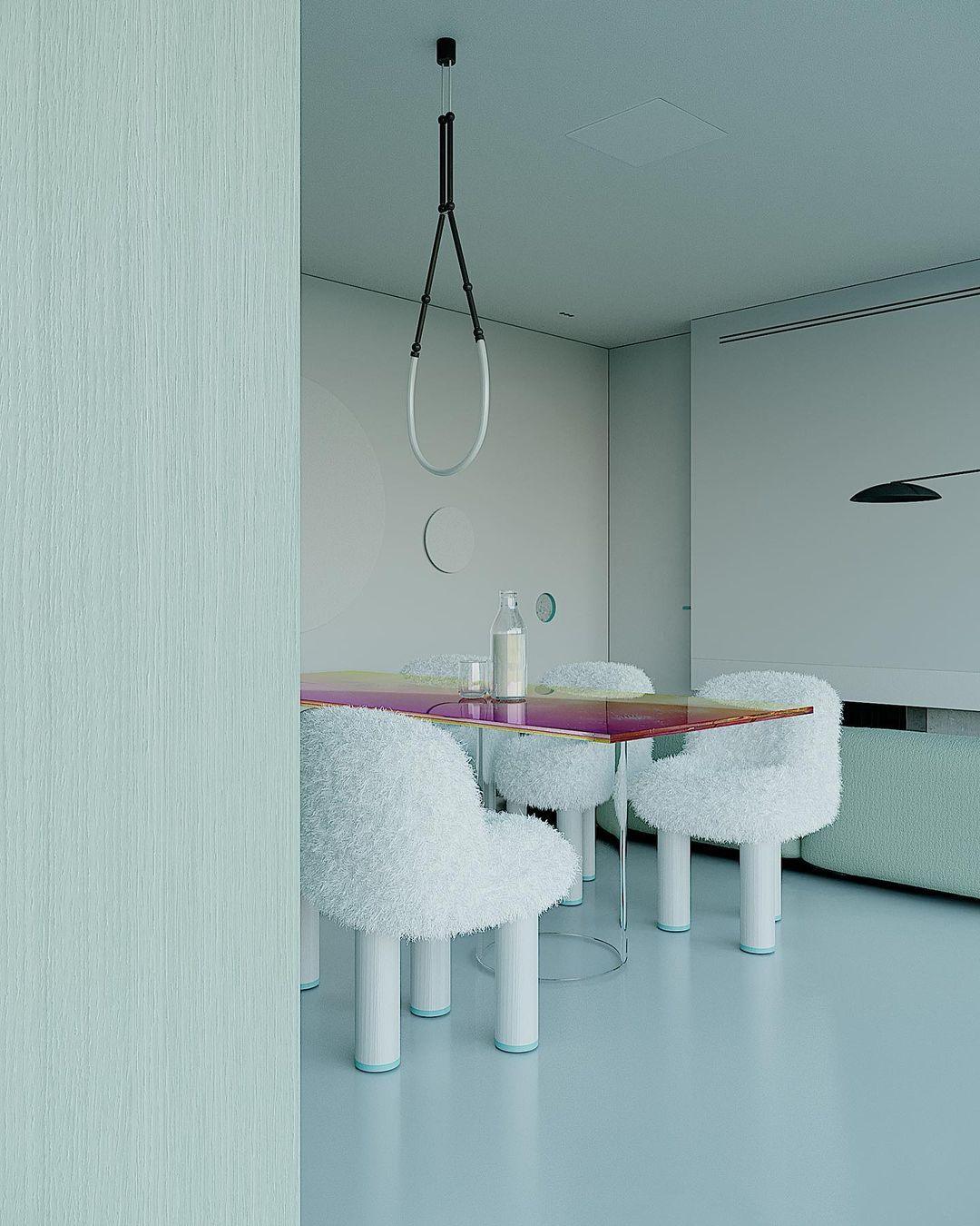 Lustra Lustre Leda LED Flexible Moderne Sculptural
