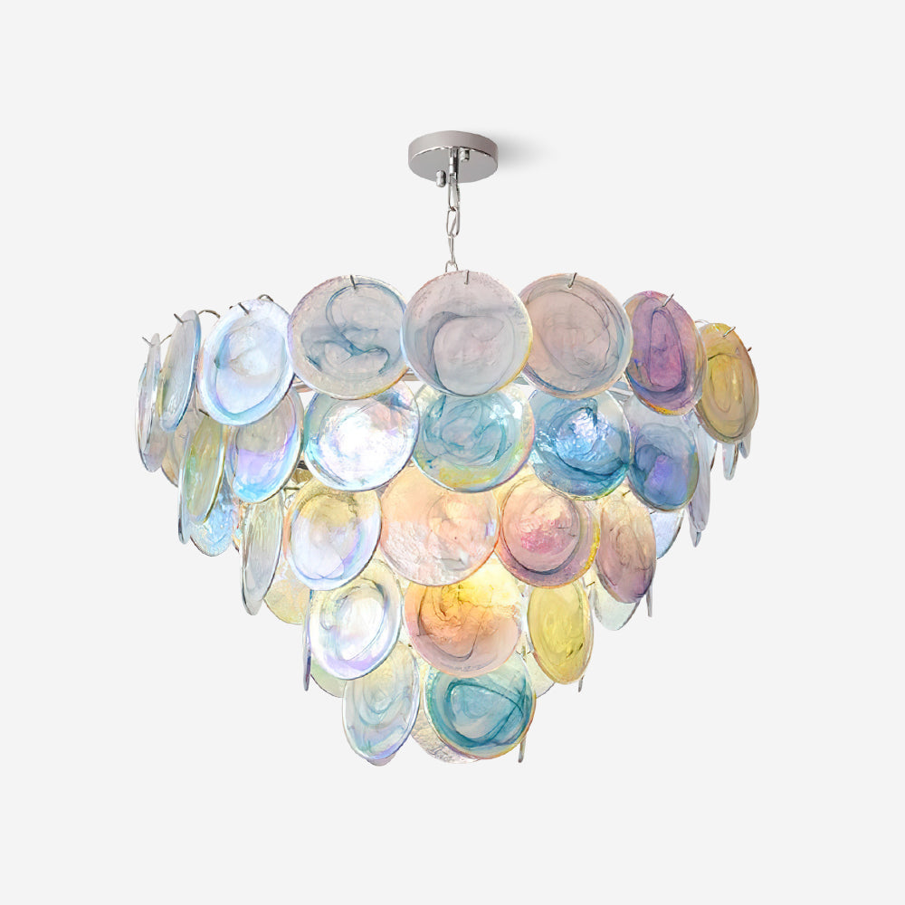 Lelaina Lustre Cascade en Verre Soufflé à la Main