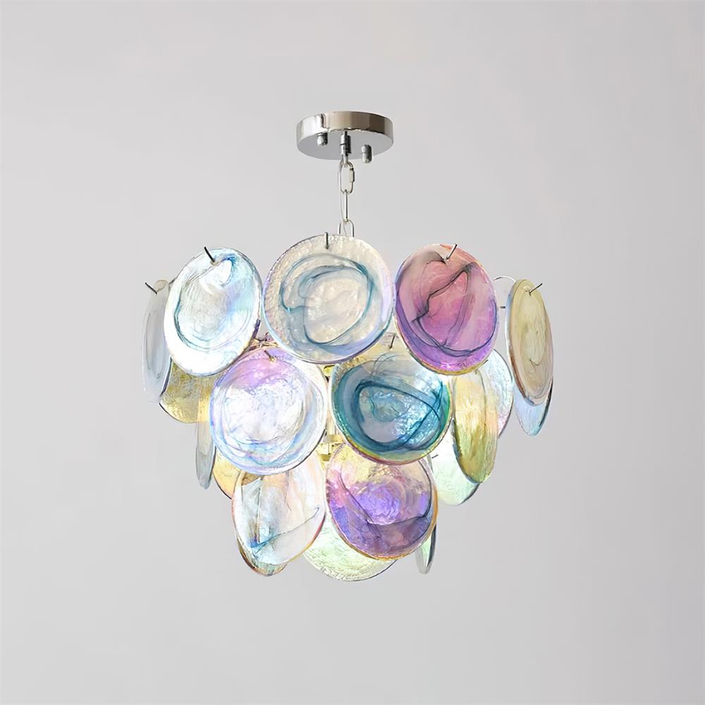 Lelaina Lustre Cascade en Verre Soufflé à la Main