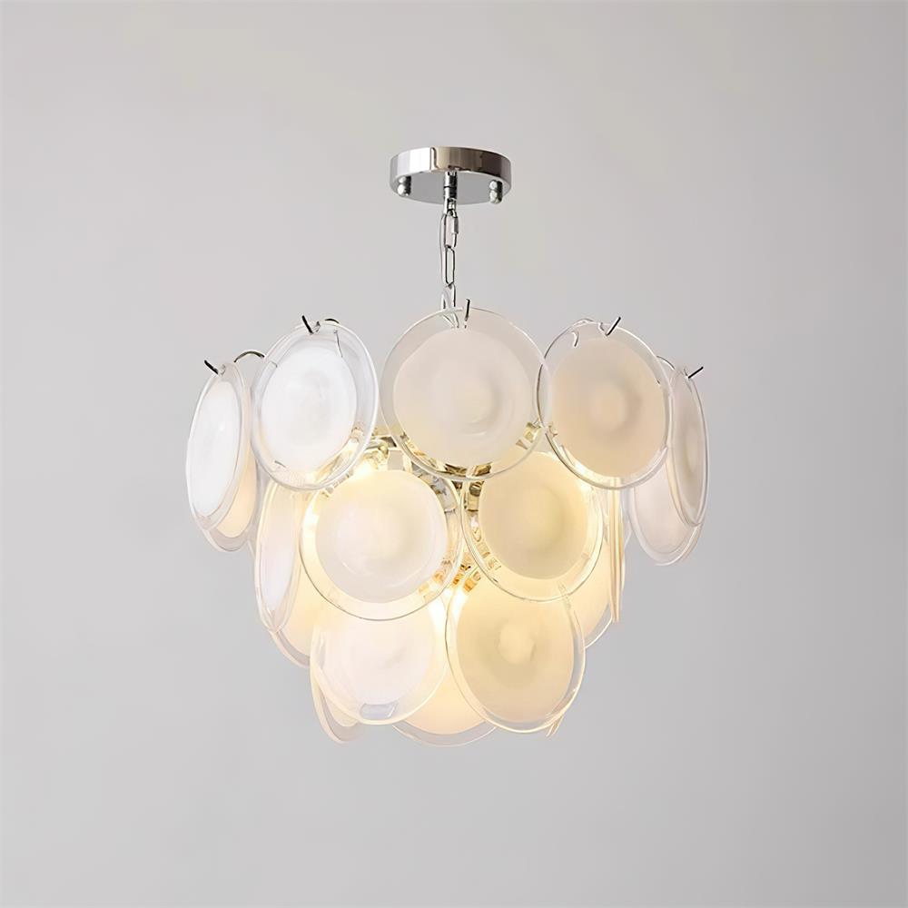 Lelaina Lustre Cascade en Verre Soufflé à la Main