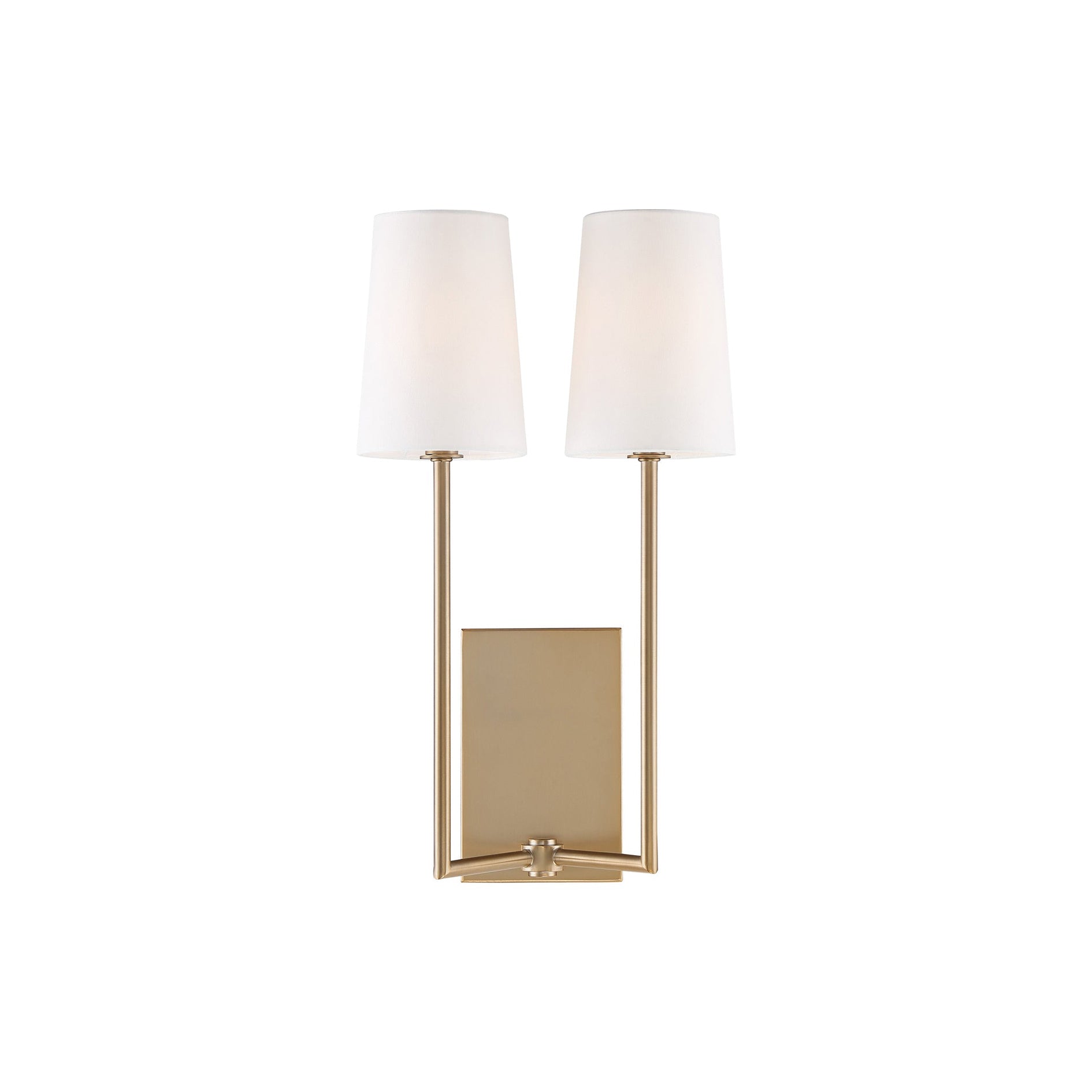Lampe Murale en Tissu et Laiton Art Vintage Sytheir