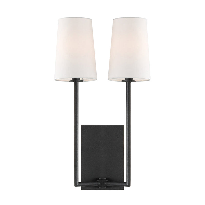 Lampe Murale en Tissu et Laiton Art Vintage Sytheir