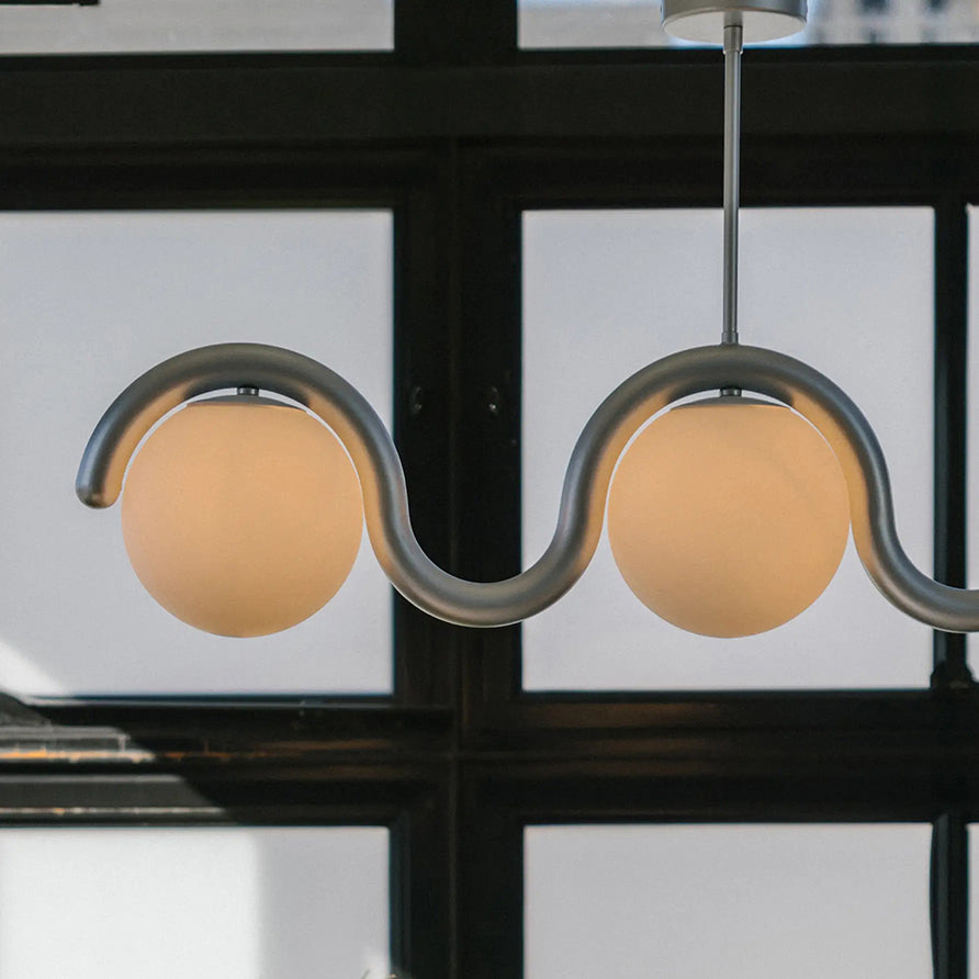 Lustre en Verre Linéaire Créativité Individuelle Citheis