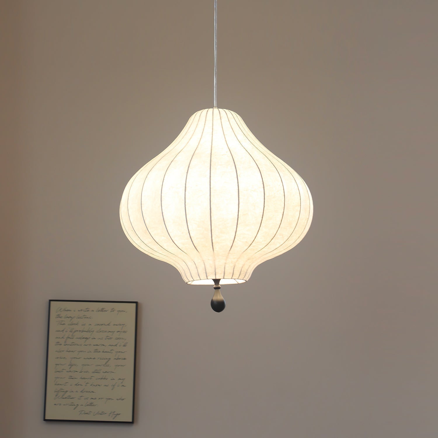 Leocadia Suspension Courbe Lanterne Organique