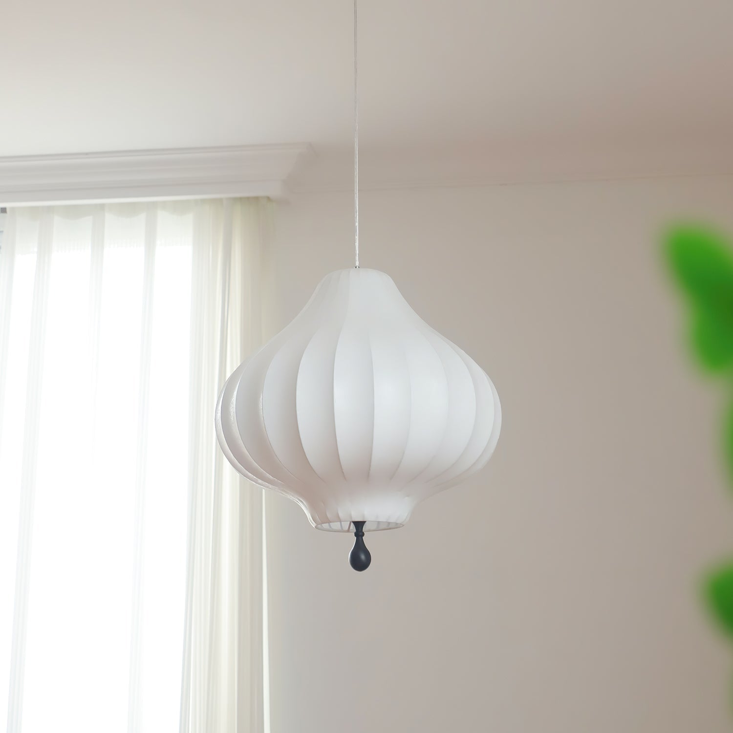 Leocadia Suspension Courbe Lanterne Organique