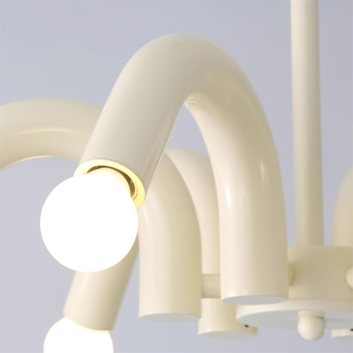 Fivelle Lustra Lustre Moderne Crème Multi-Bras Élégant