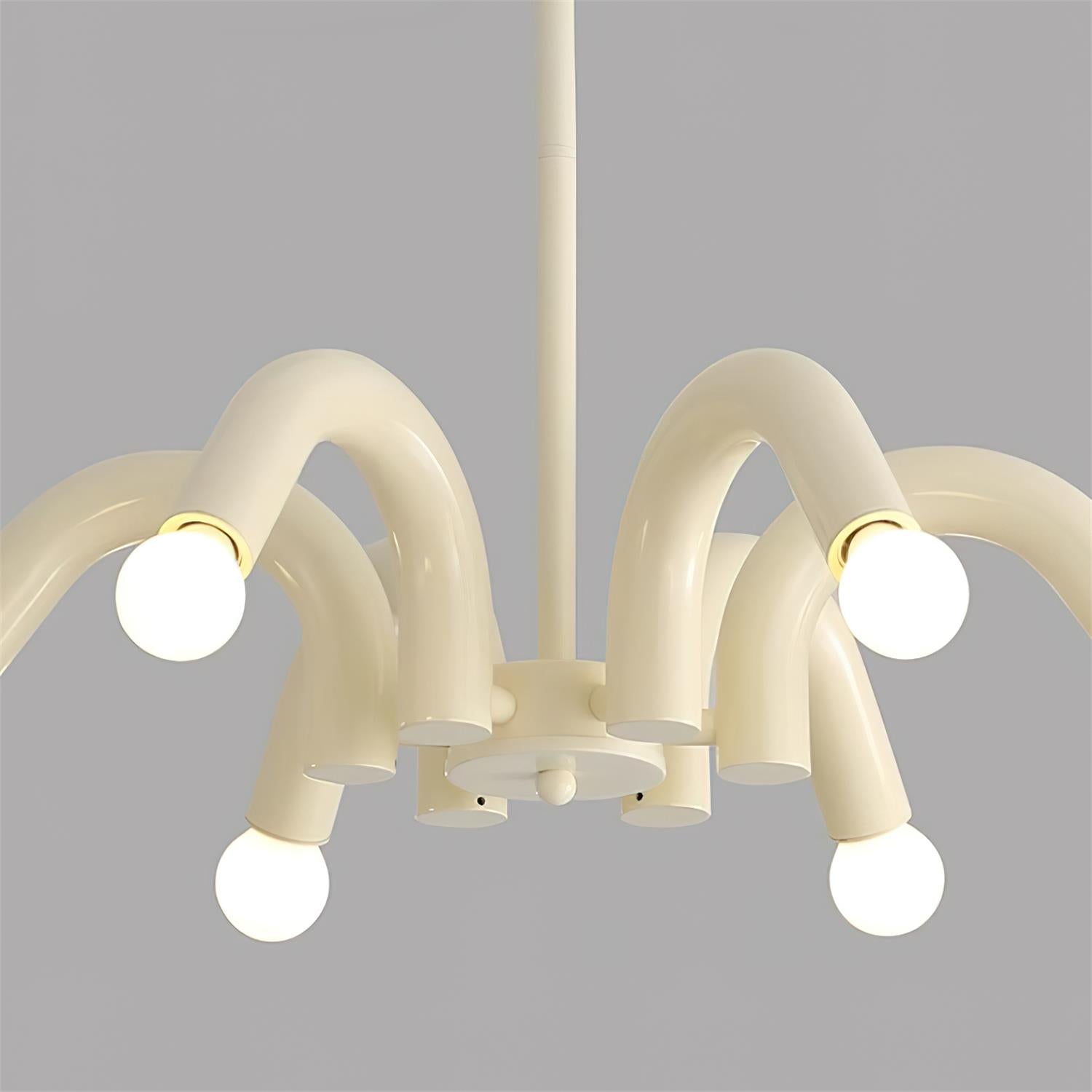 Fivelle Lustra Lustre Moderne Crème Multi-Bras Élégant