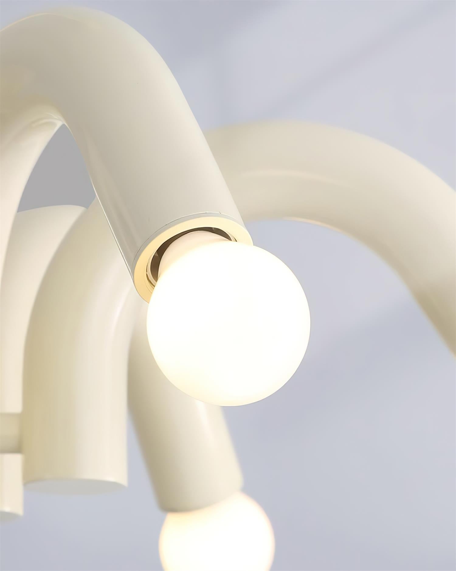 Fivelle Lustra Lustre Moderne Crème Multi-Bras Élégant