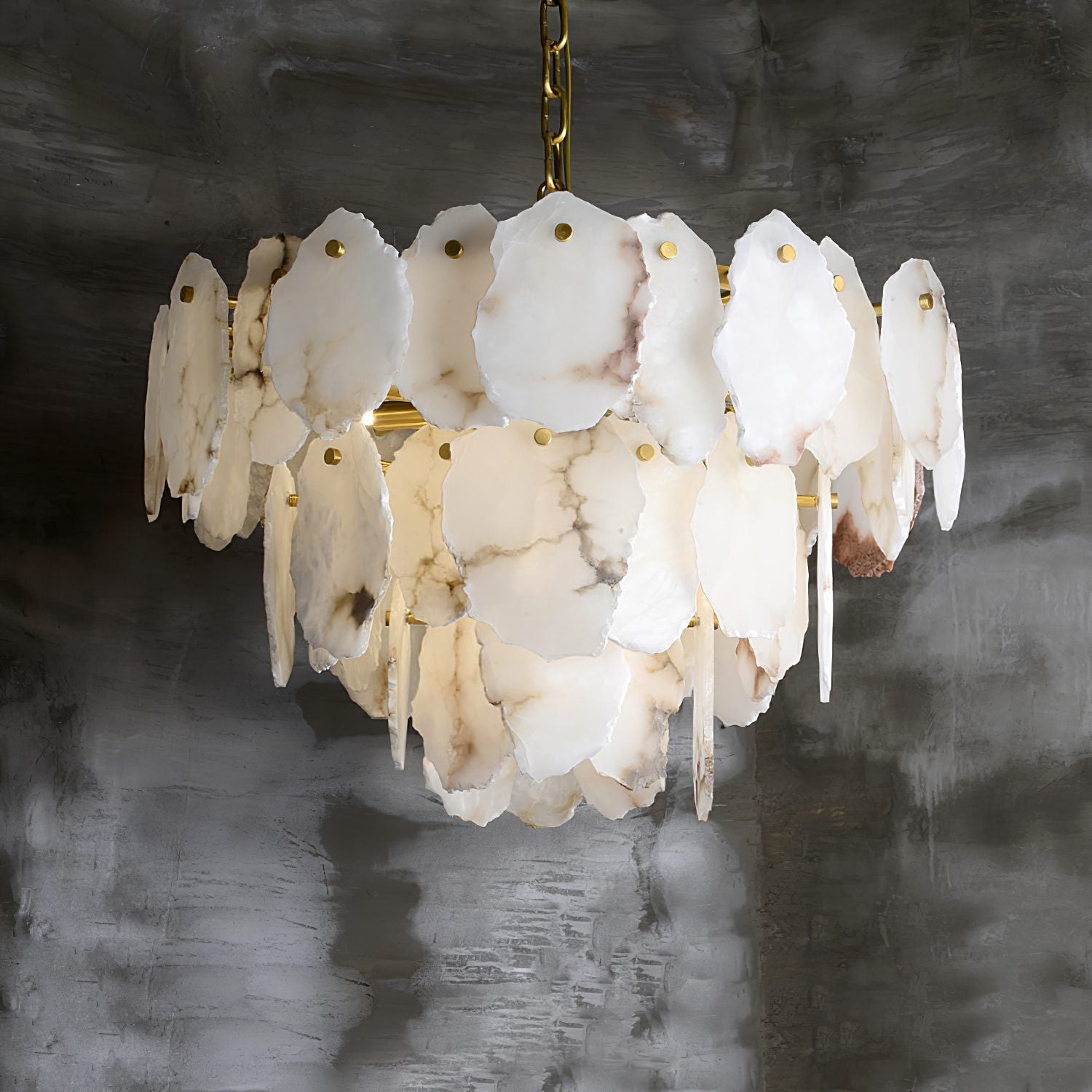 Leon Lustre Albâtre Superposé Luxe