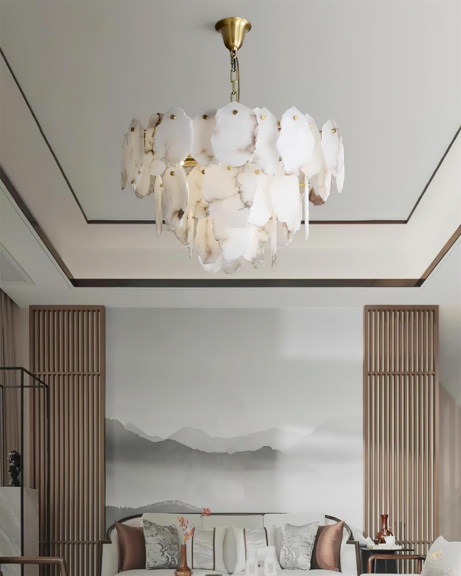 Leon Lustre Albâtre Superposé Luxe