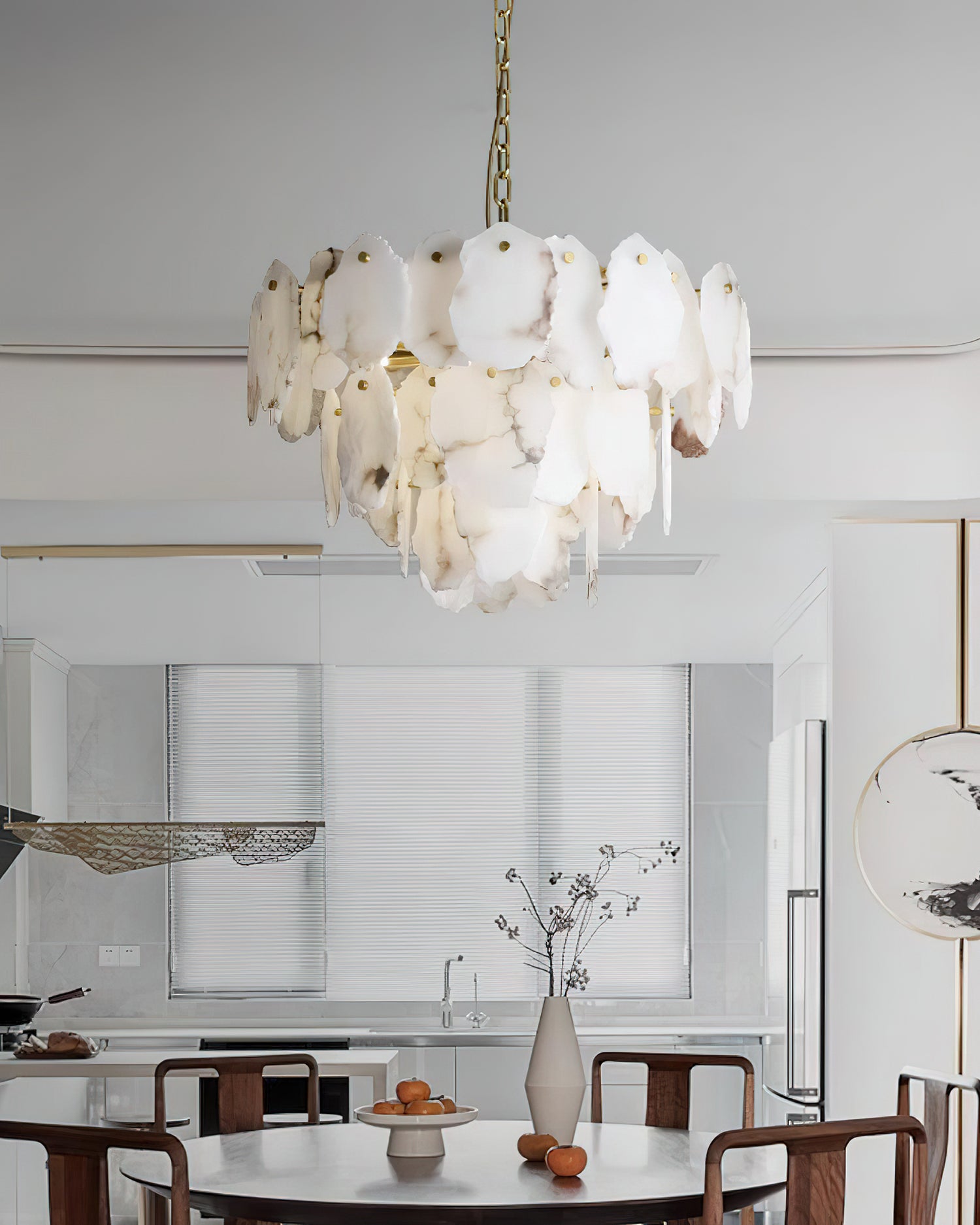 Leon Lustre Albâtre Superposé Luxe
