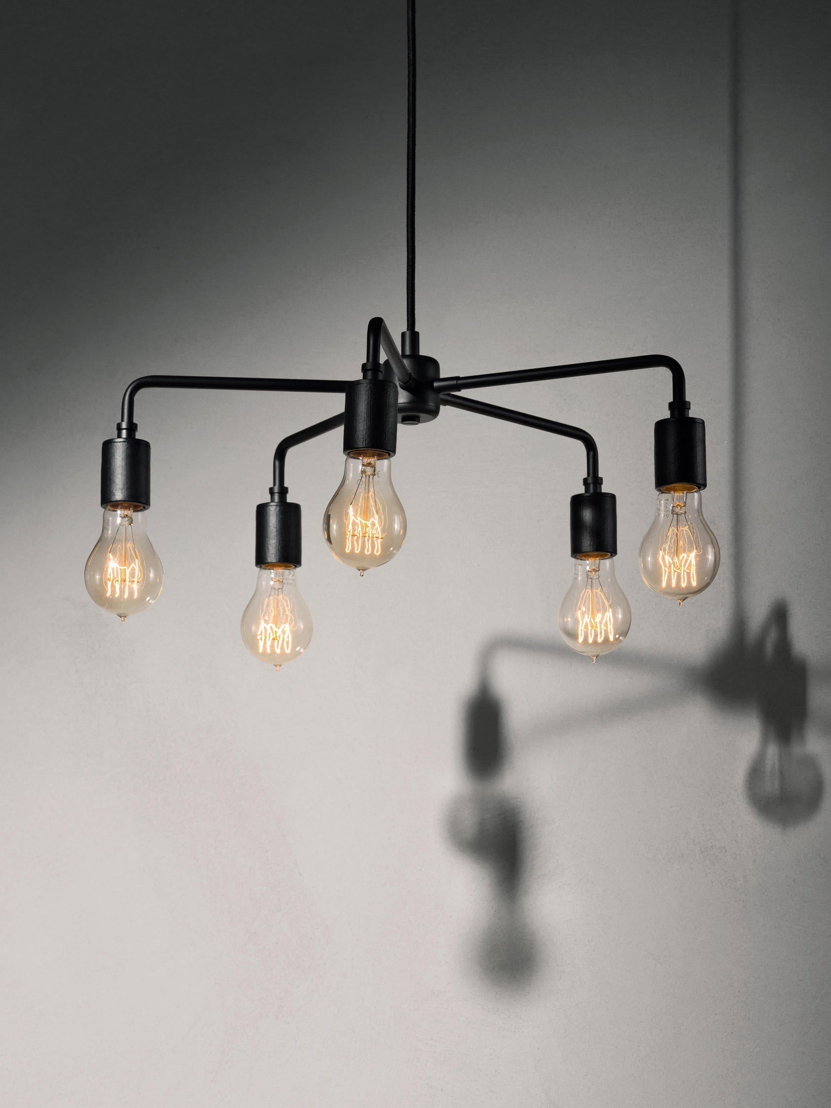 Lustre Métal Industriel Traditionnel Vecarisra