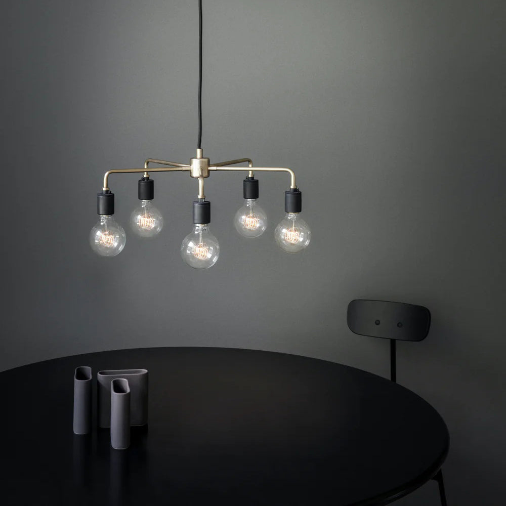 Lustre Métal Industriel Traditionnel Vecarisra