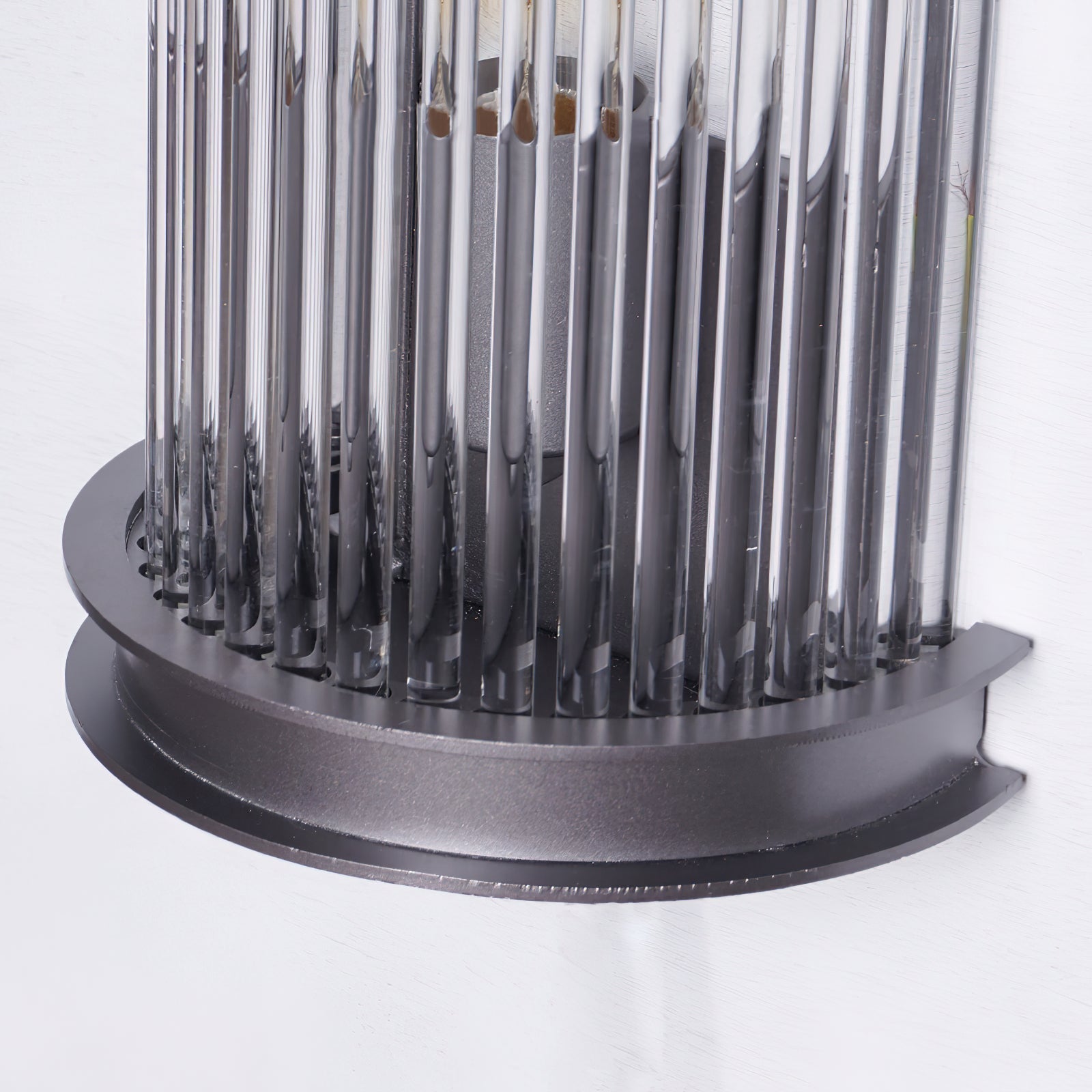 Lampe Murale Métal et Cristal Industrielle Vintage Armarila