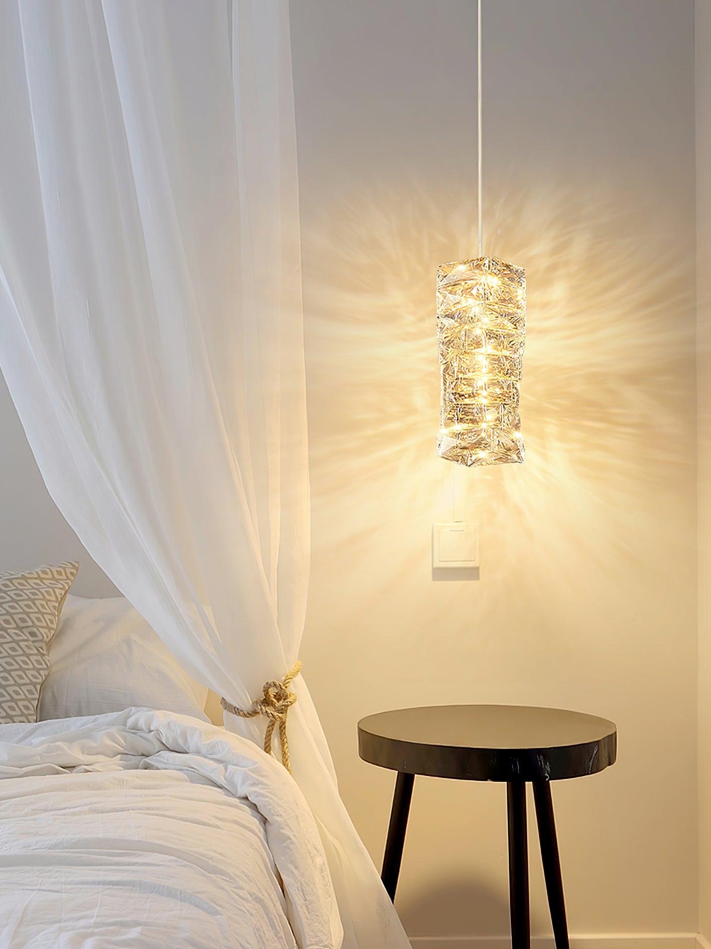 Crysta Lampe Suspendue en Cristal Luxe