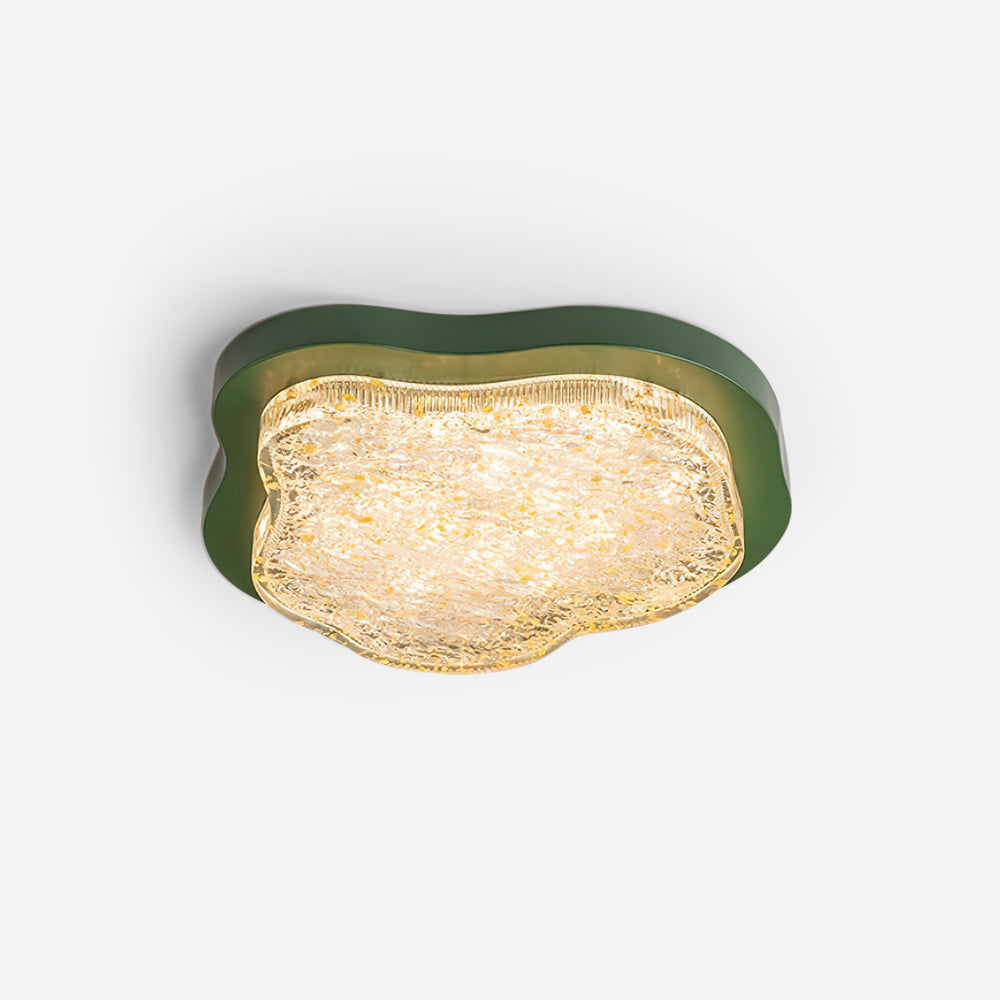 Auro Plafonnier Moderne Résine Feuille d'Or