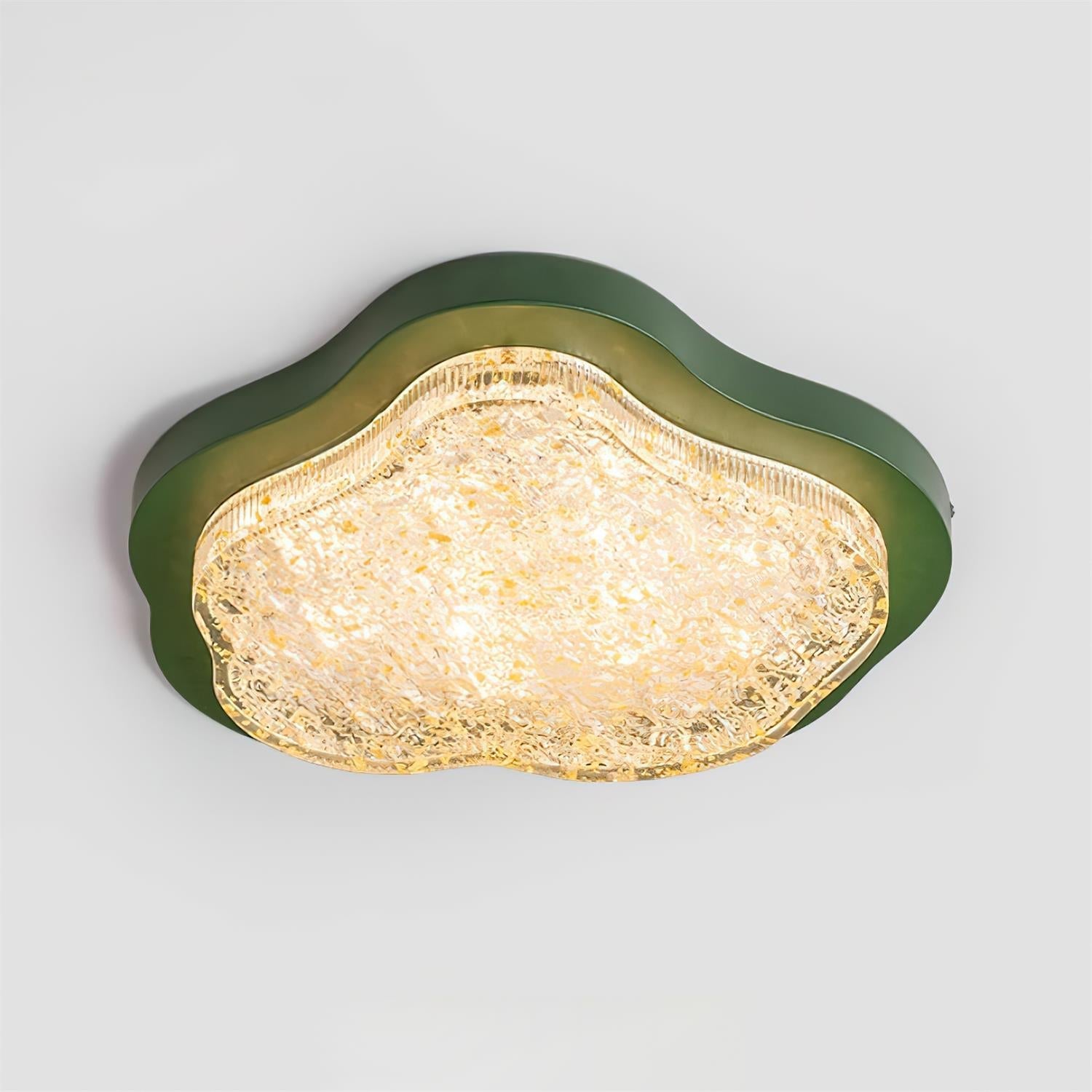 Auro Plafonnier Moderne Résine Feuille d'Or
