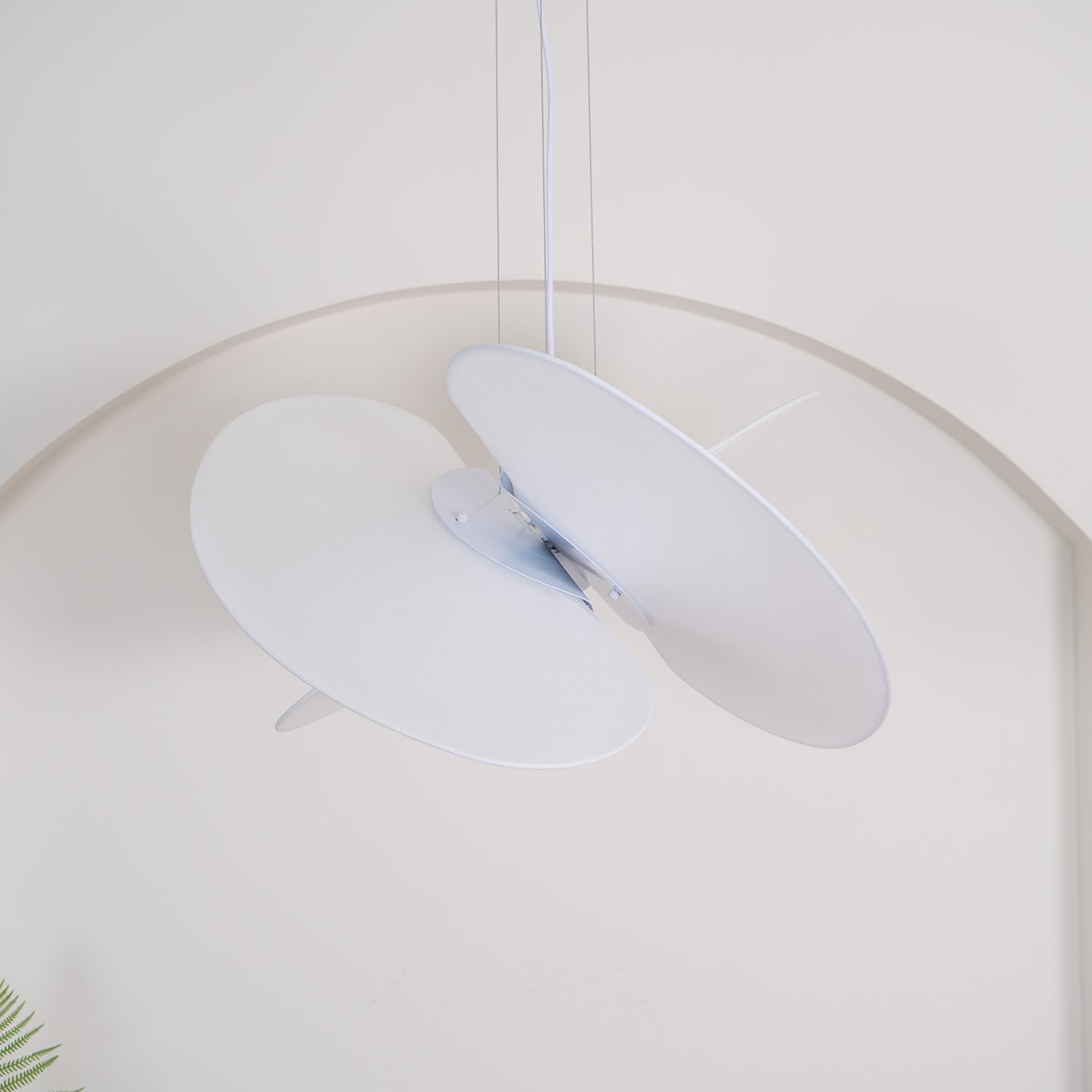 Whirl Suspension Lampe en Tissu Moderne