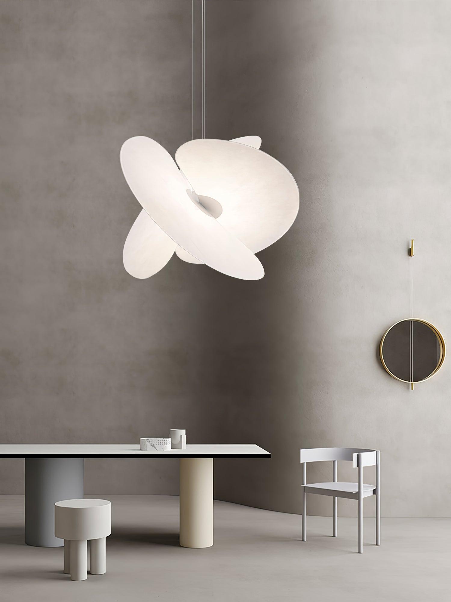 Whirl Suspension Lampe en Tissu Moderne