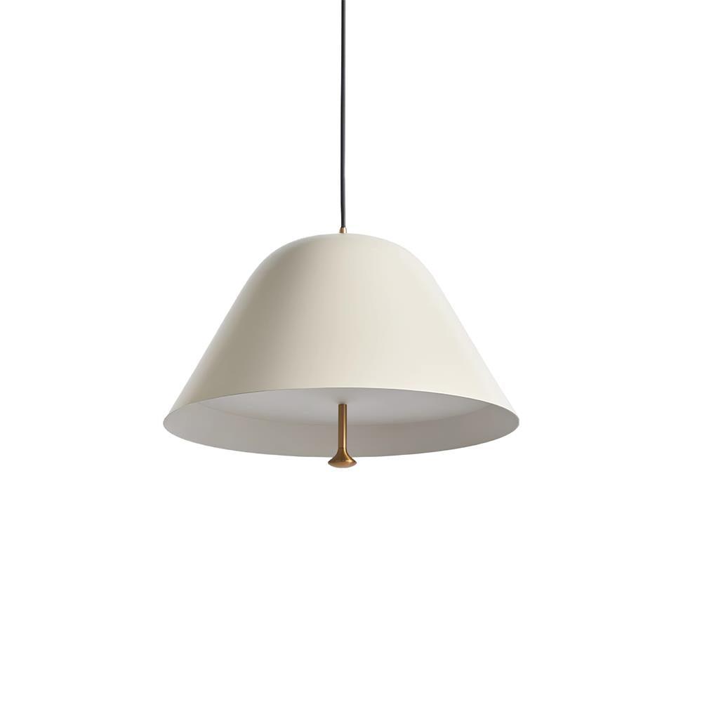 Solain Suspension moderne avec abat-jour vert et blanc minimaliste