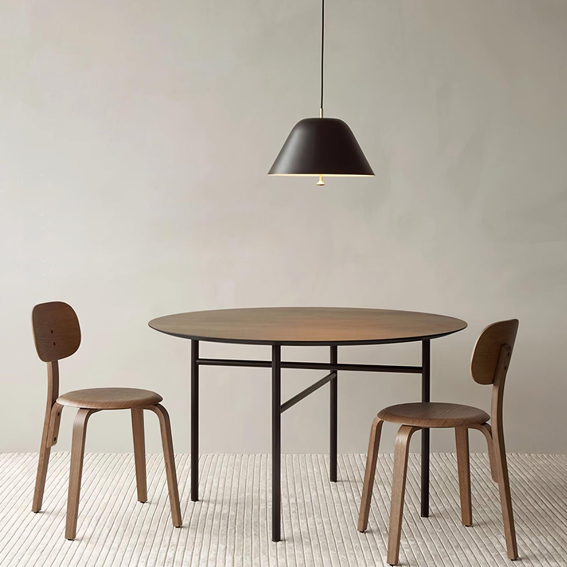 Solain Suspension moderne avec abat-jour vert et blanc minimaliste