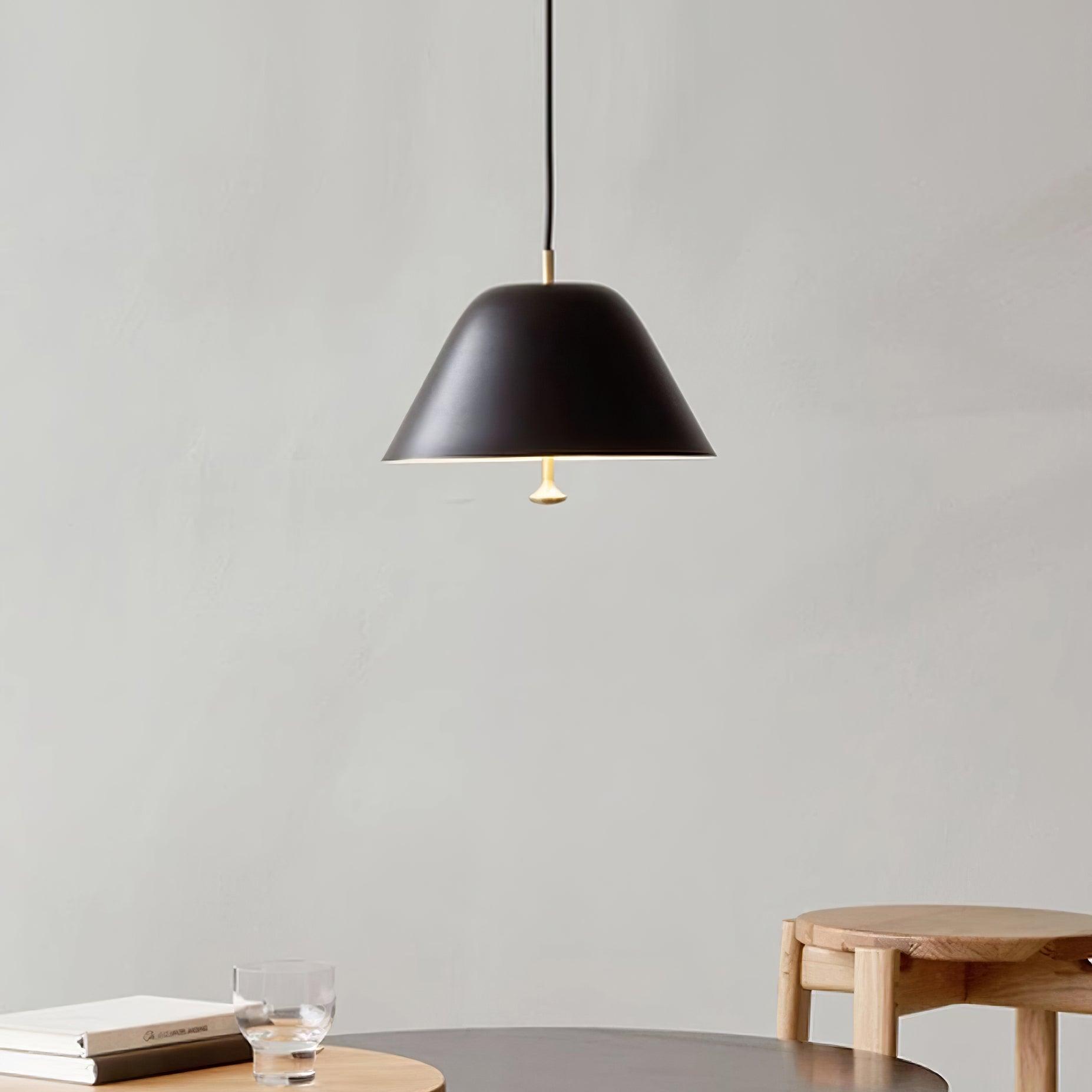 Solain Suspension moderne avec abat-jour vert et blanc minimaliste