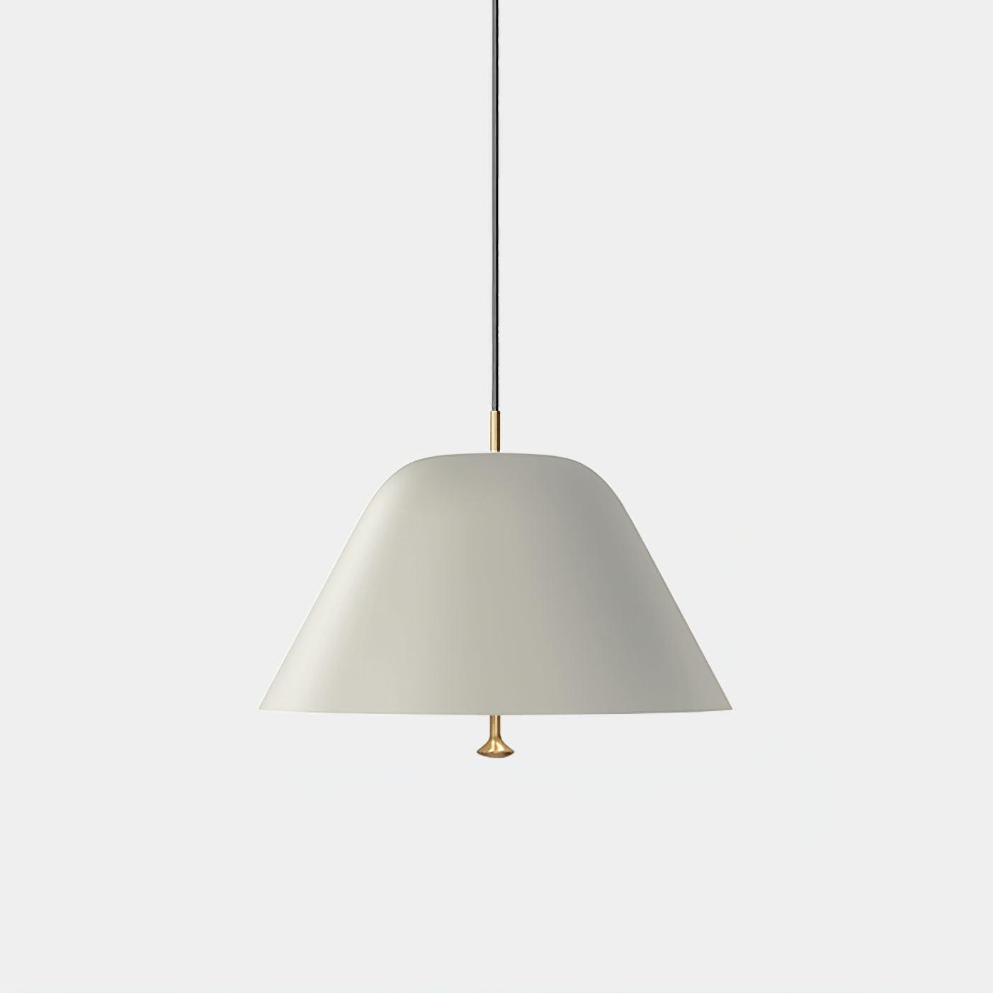 Solain Suspension moderne avec abat-jour vert et blanc minimaliste
