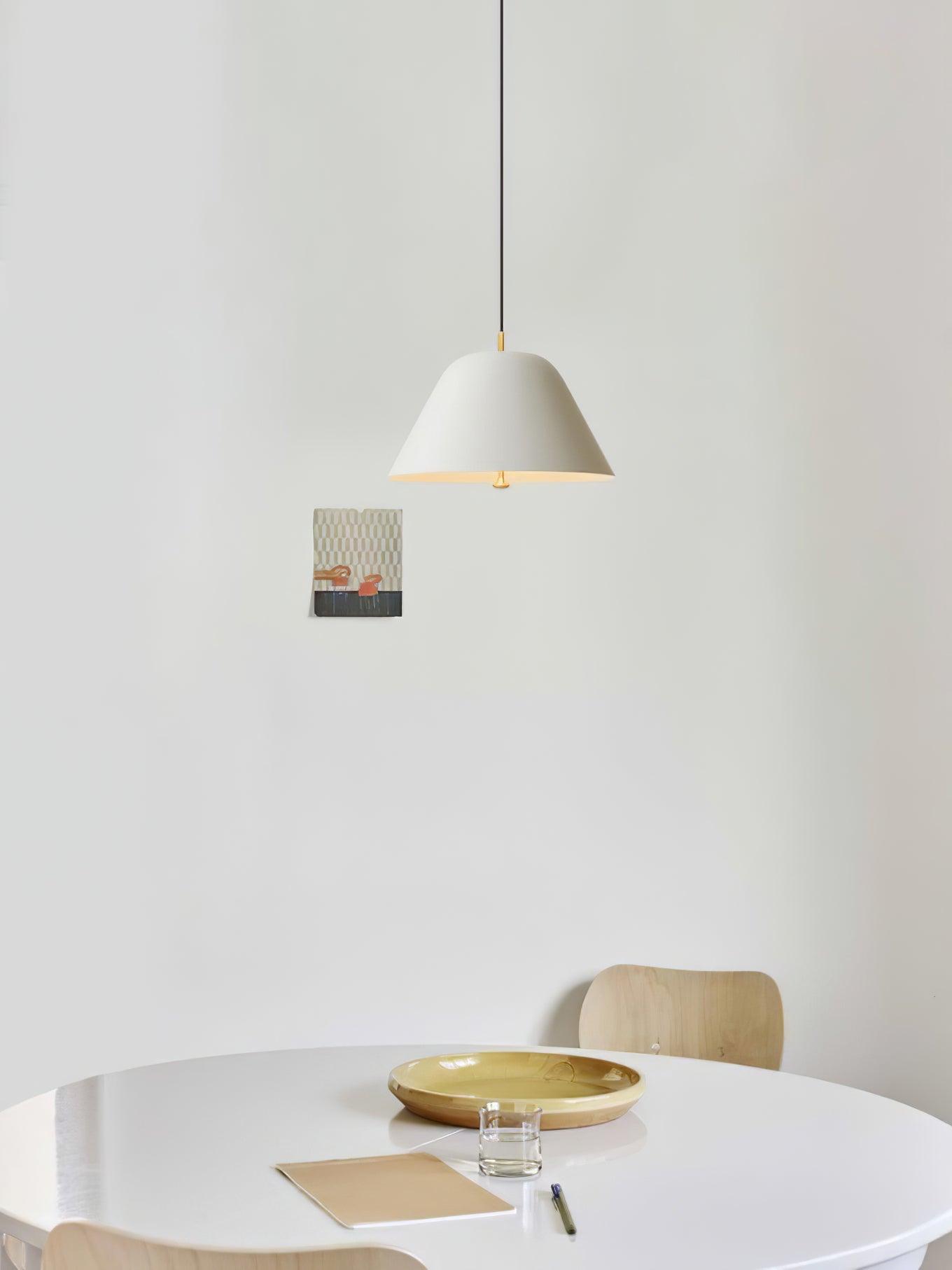 Solara Suspension en Verre Cloche Laiton Minimaliste