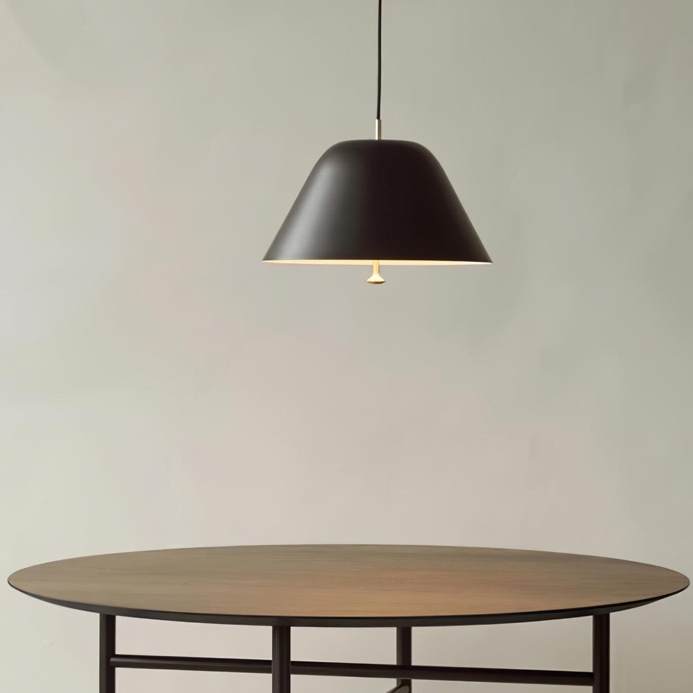 Solara Suspension en Verre Cloche Laiton Minimaliste